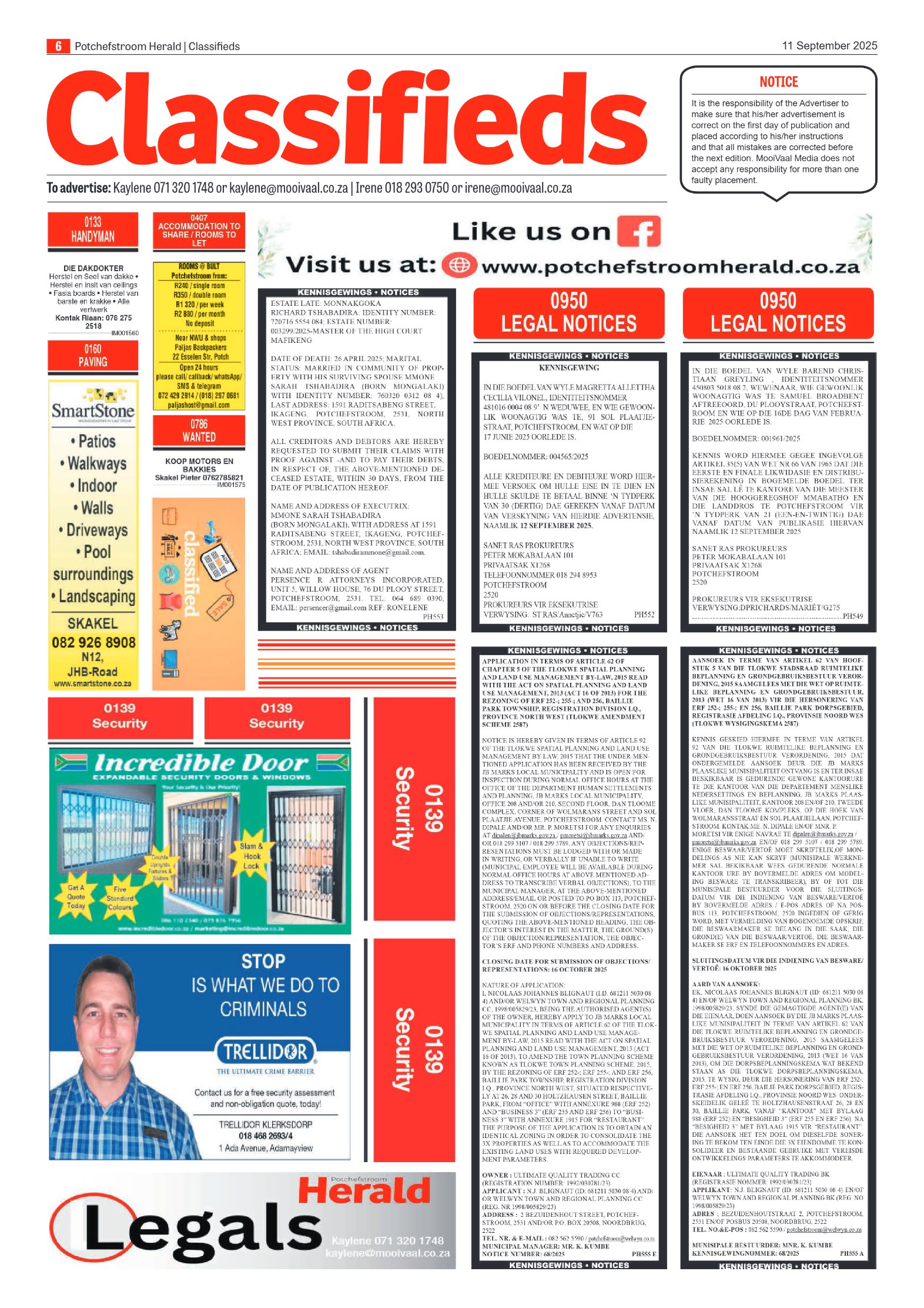 11 September page 6