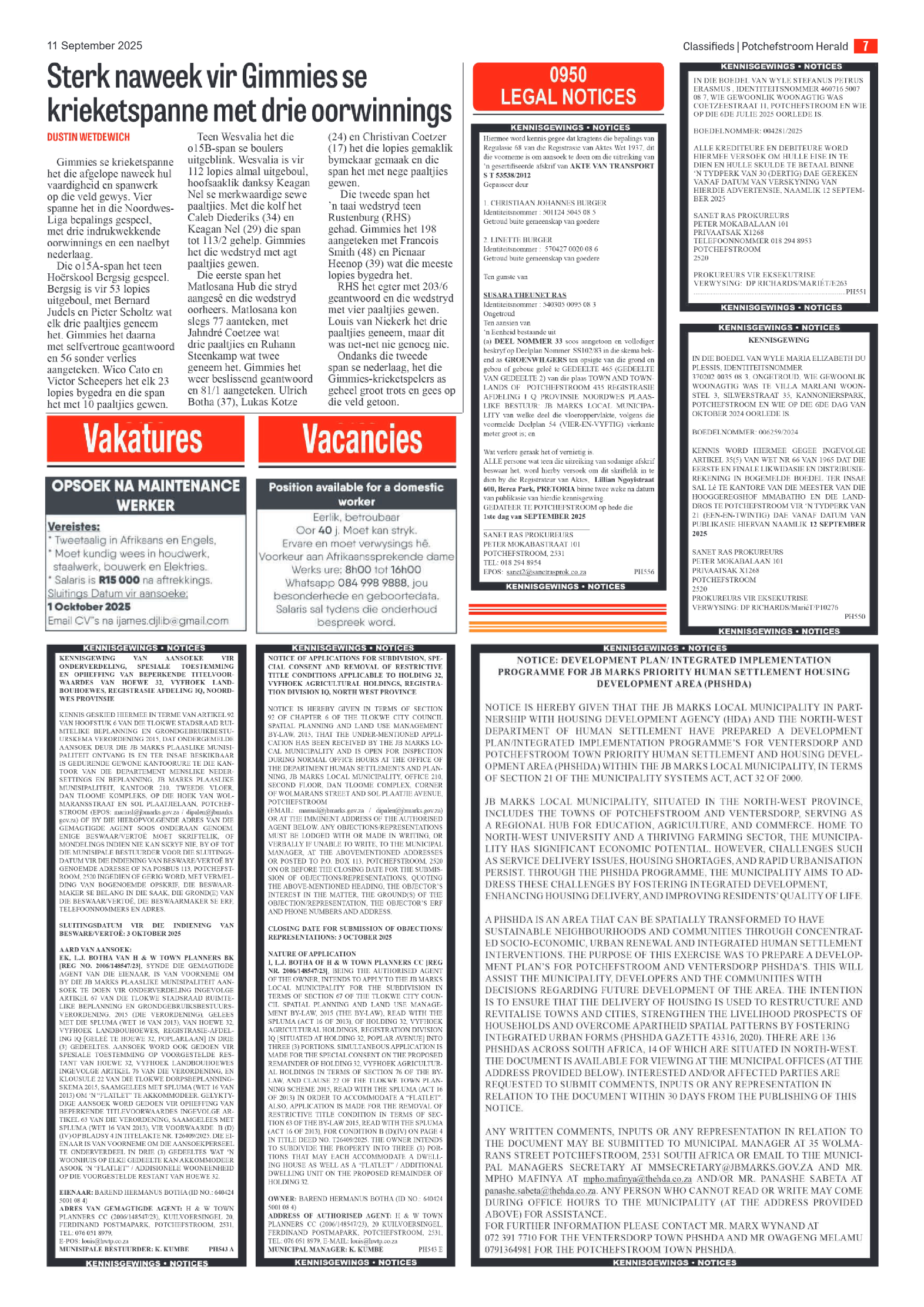 11 September page 7
