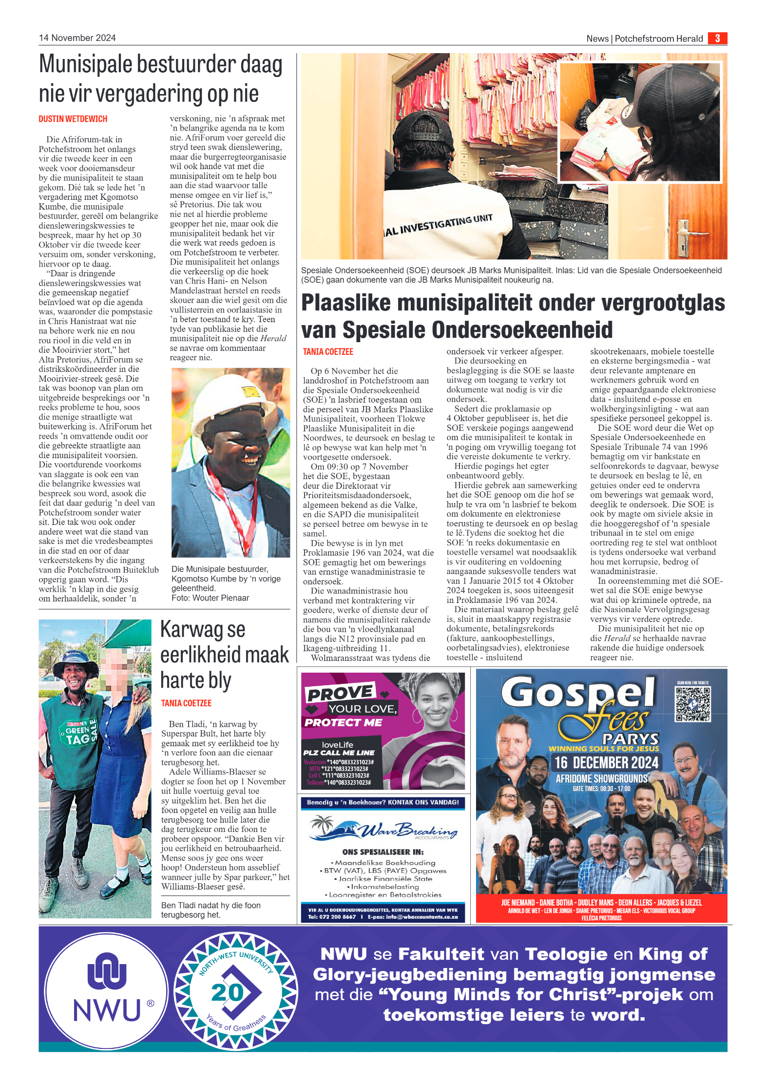 14 November 2024 Potchefstroom Herald