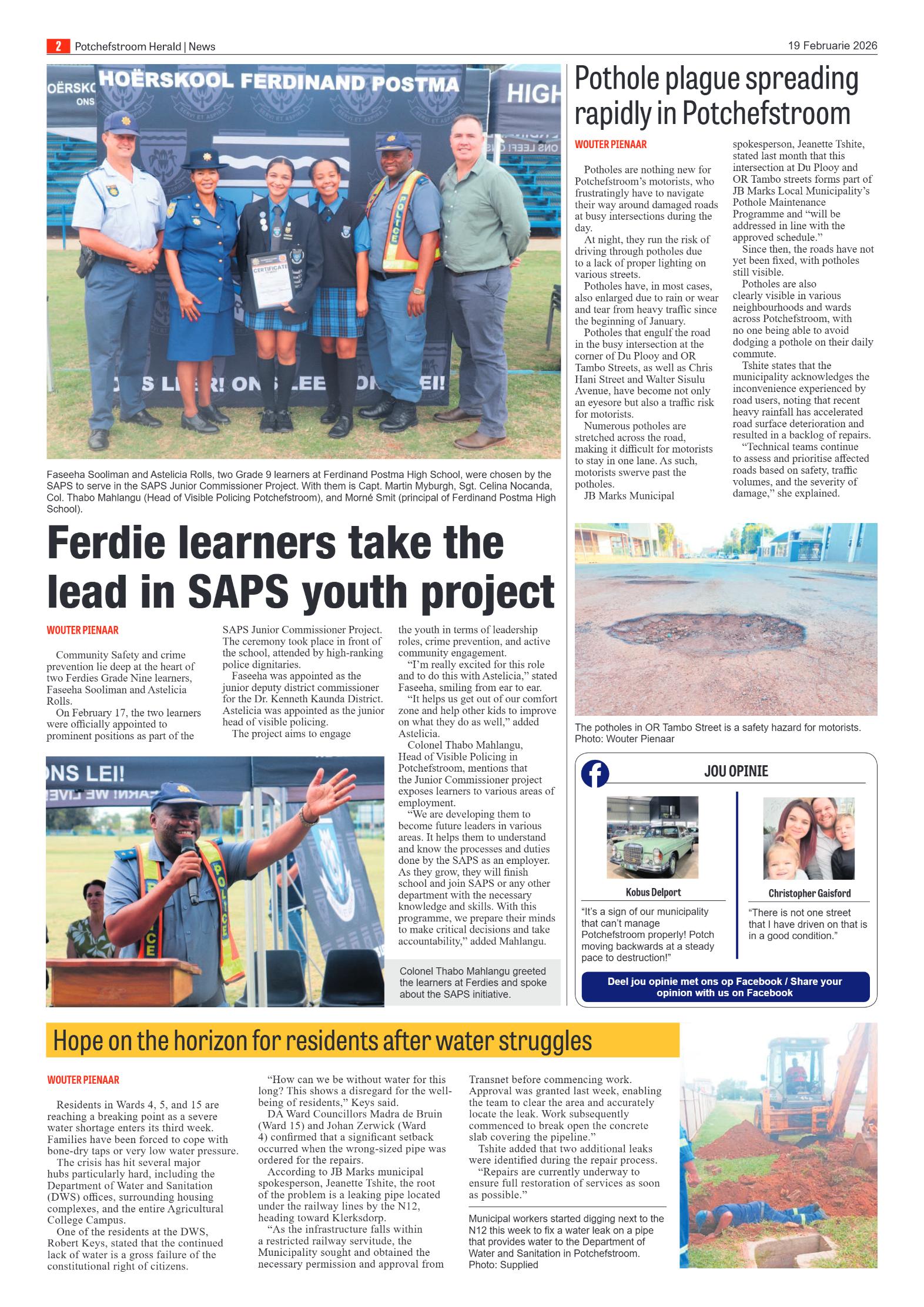 Potchefstroom Herald: 19 Februarie 2026 page 2