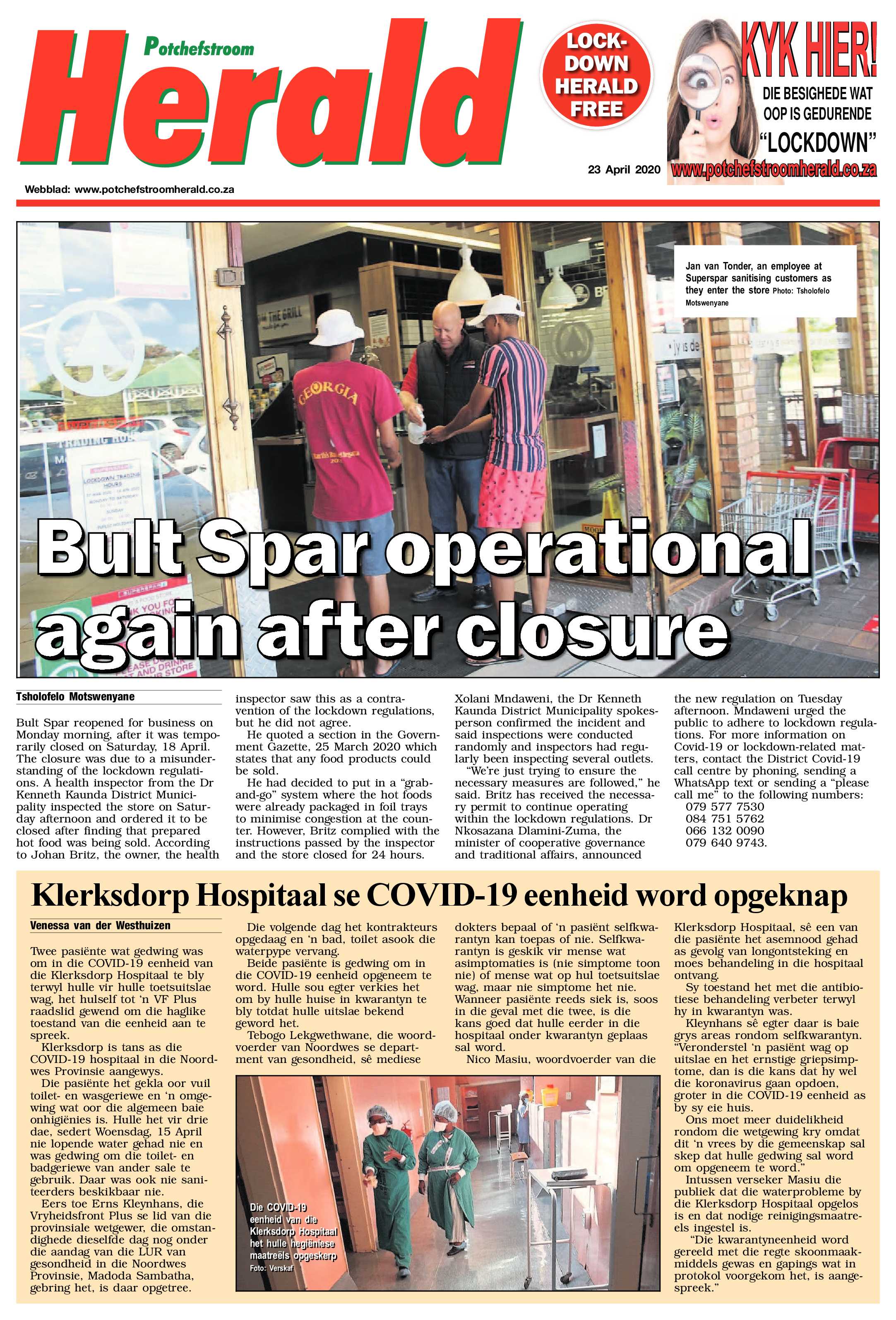 23 April 2020 page 1