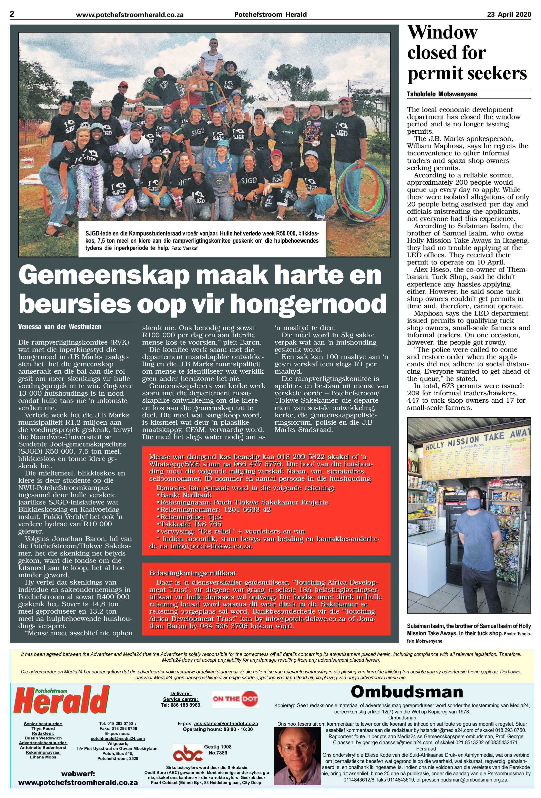 23 April 2020 page 2