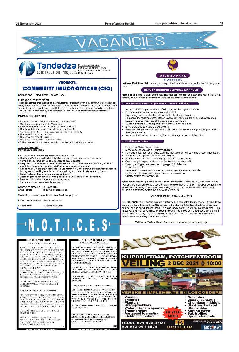 25 November 2021 page 19