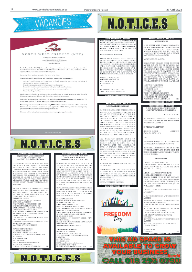 27 April 2023 page 12