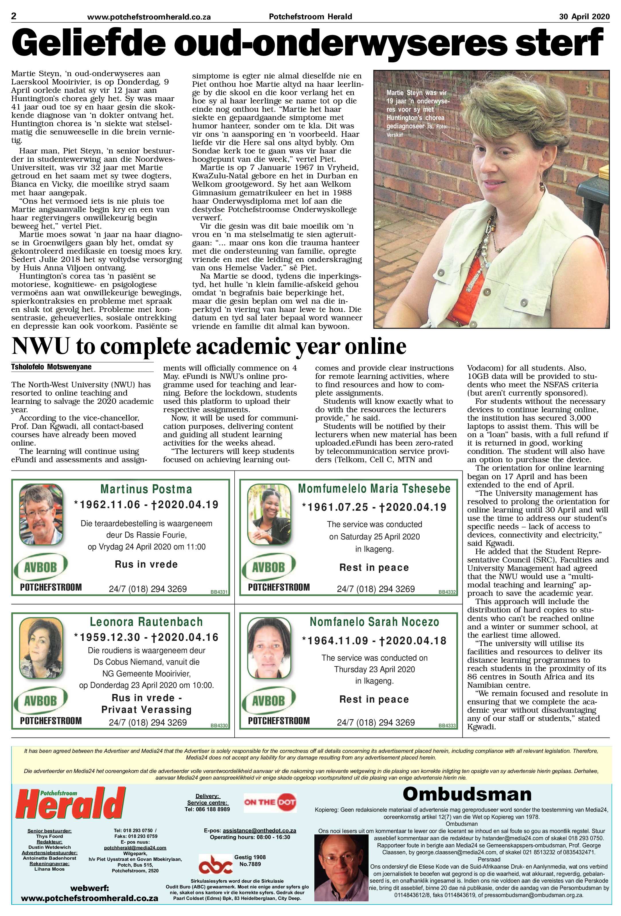 30 April 2020 page 2