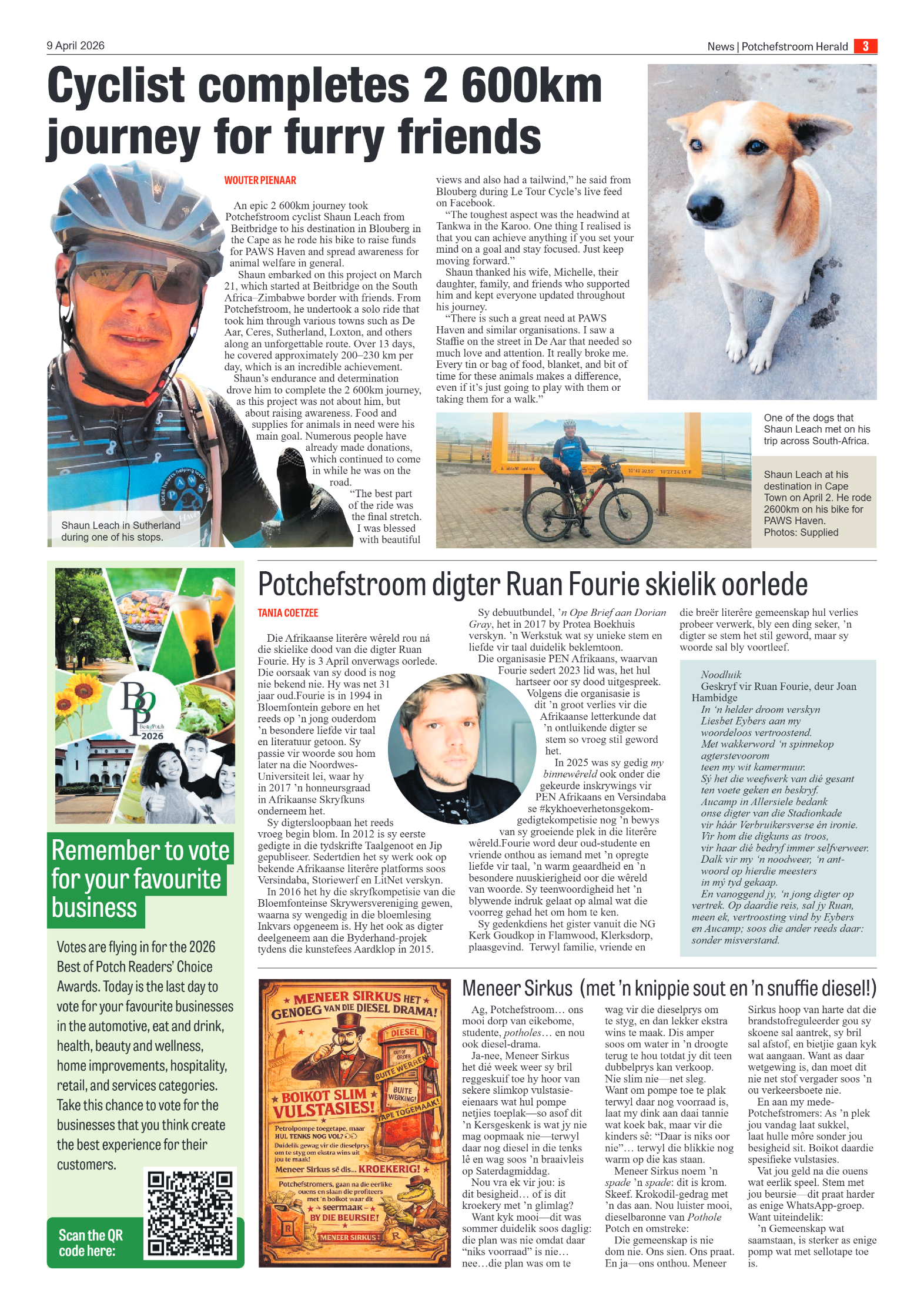 Potchefstroom Herald: 9 April 2026 page 3