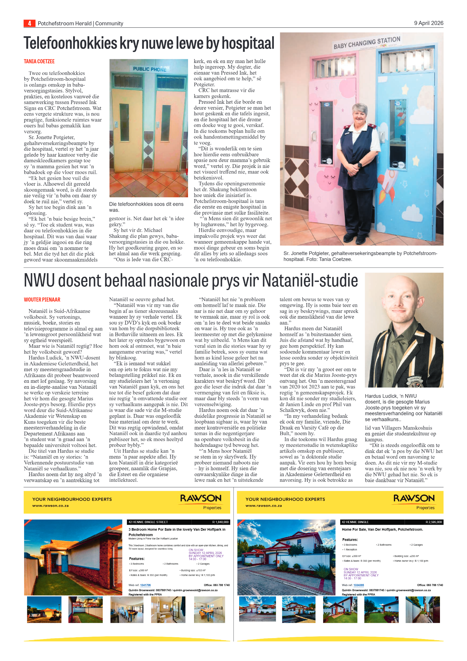 Potchefstroom Herald: 9 April 2026 page 4