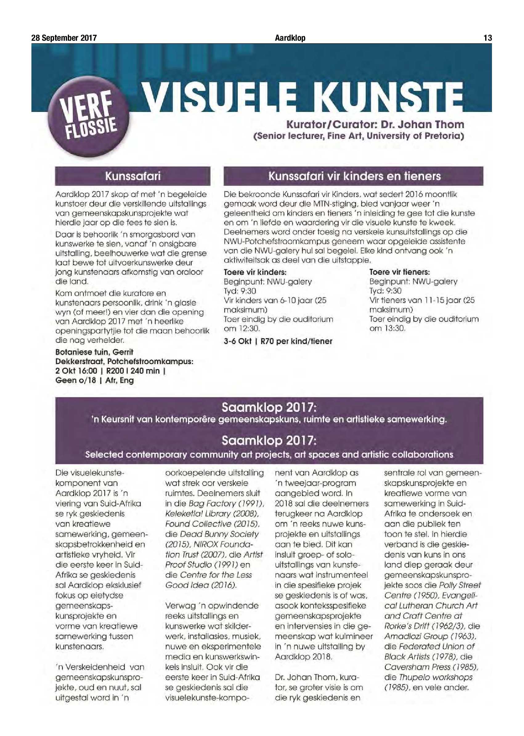 Aardklop 2017 page 13