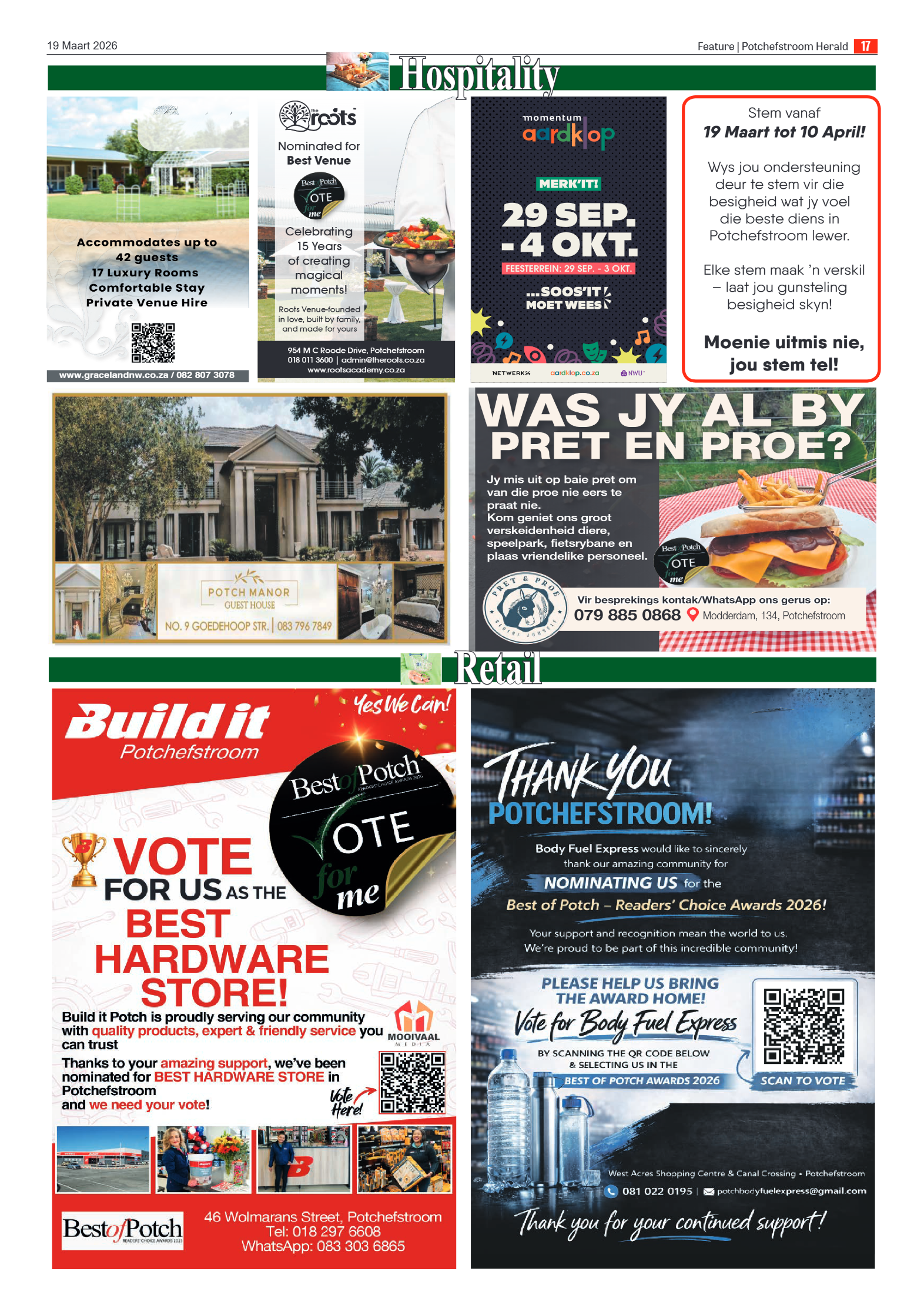 BEST OF POTCH 2026 – NOMINATION SUPPLEMENT page 13