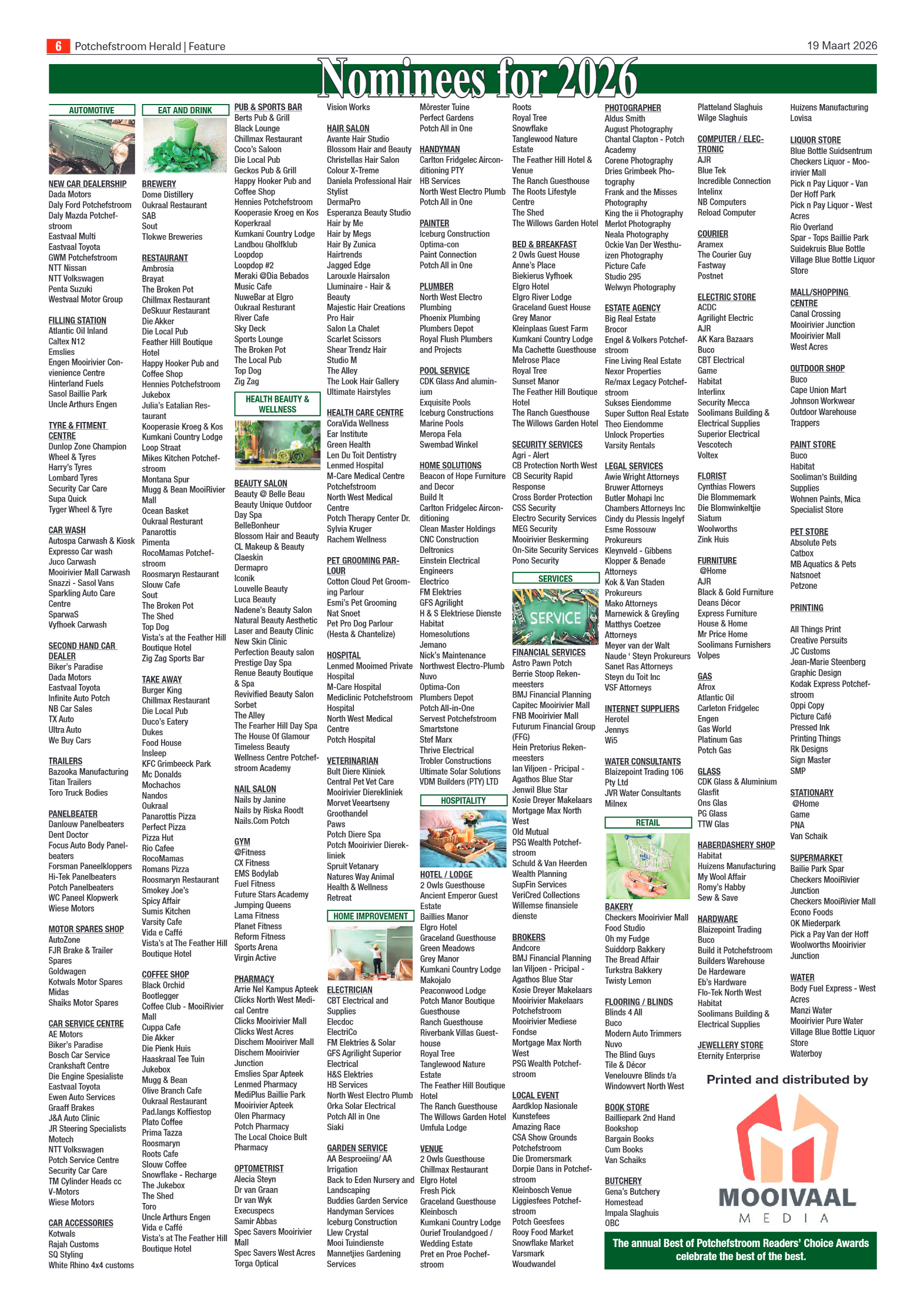 BEST OF POTCH 2026 – NOMINATION SUPPLEMENT page 2