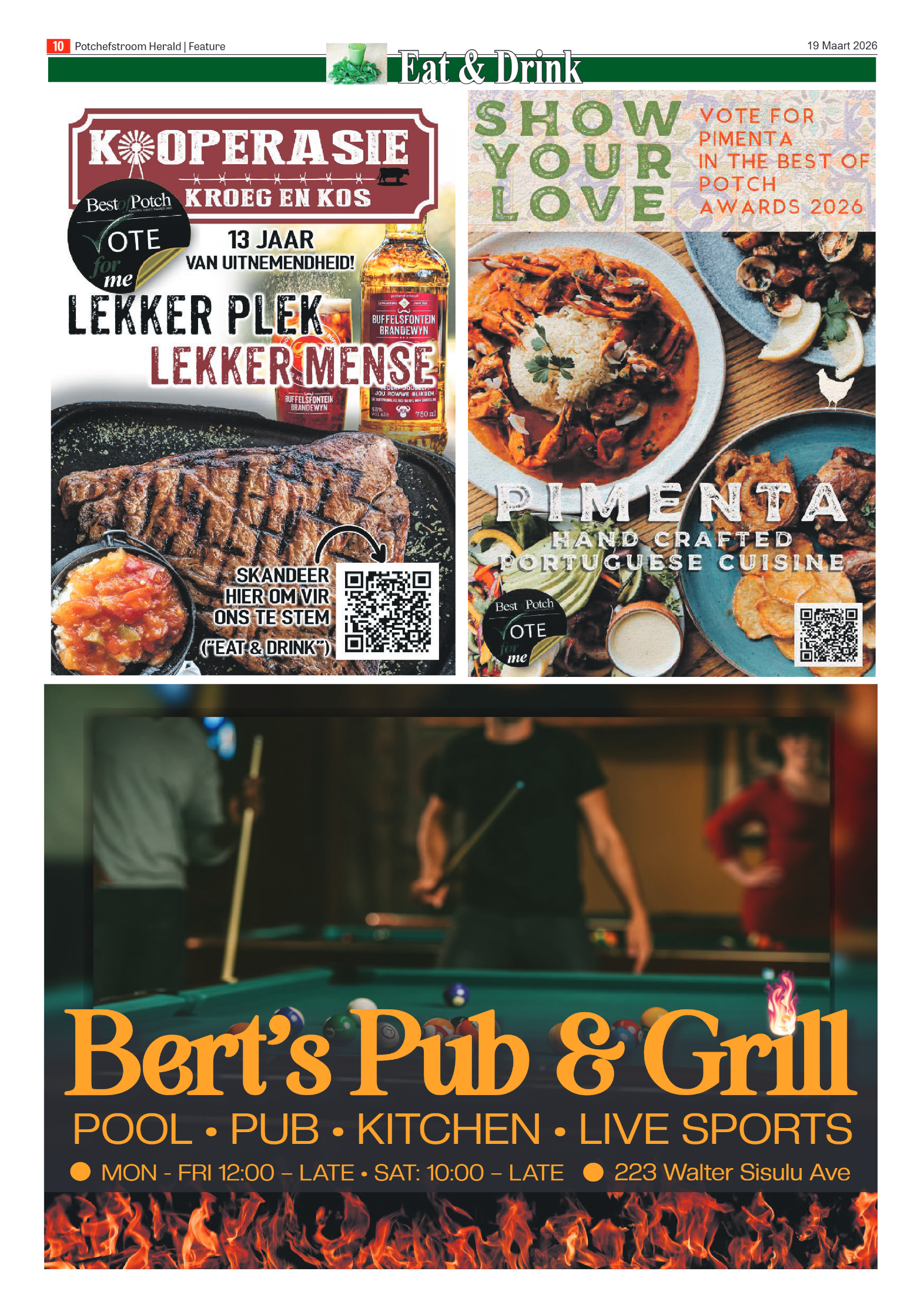 BEST OF POTCH 2026 – NOMINATION SUPPLEMENT page 6