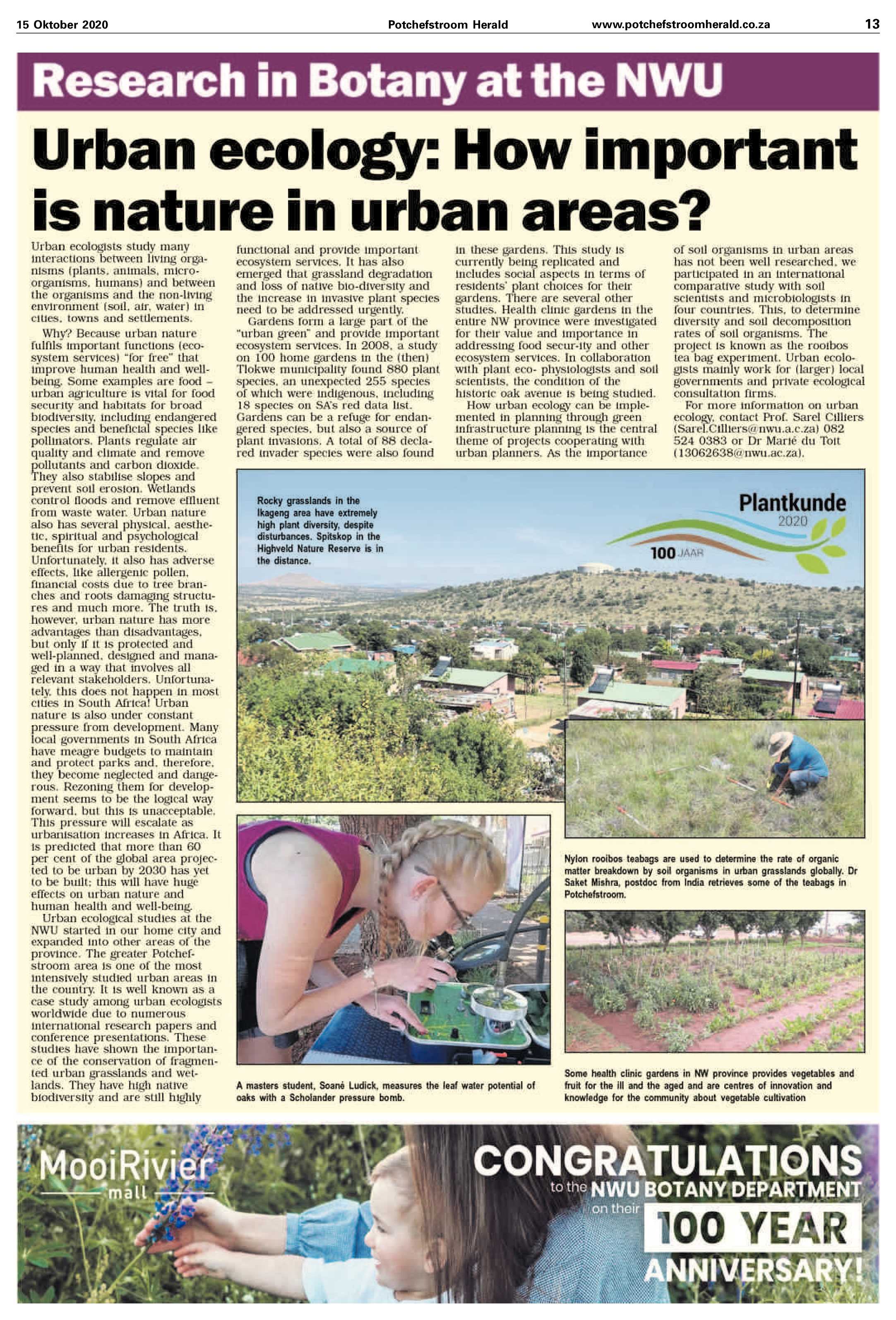 NWU Botaniese tuin 100 jaar page 5