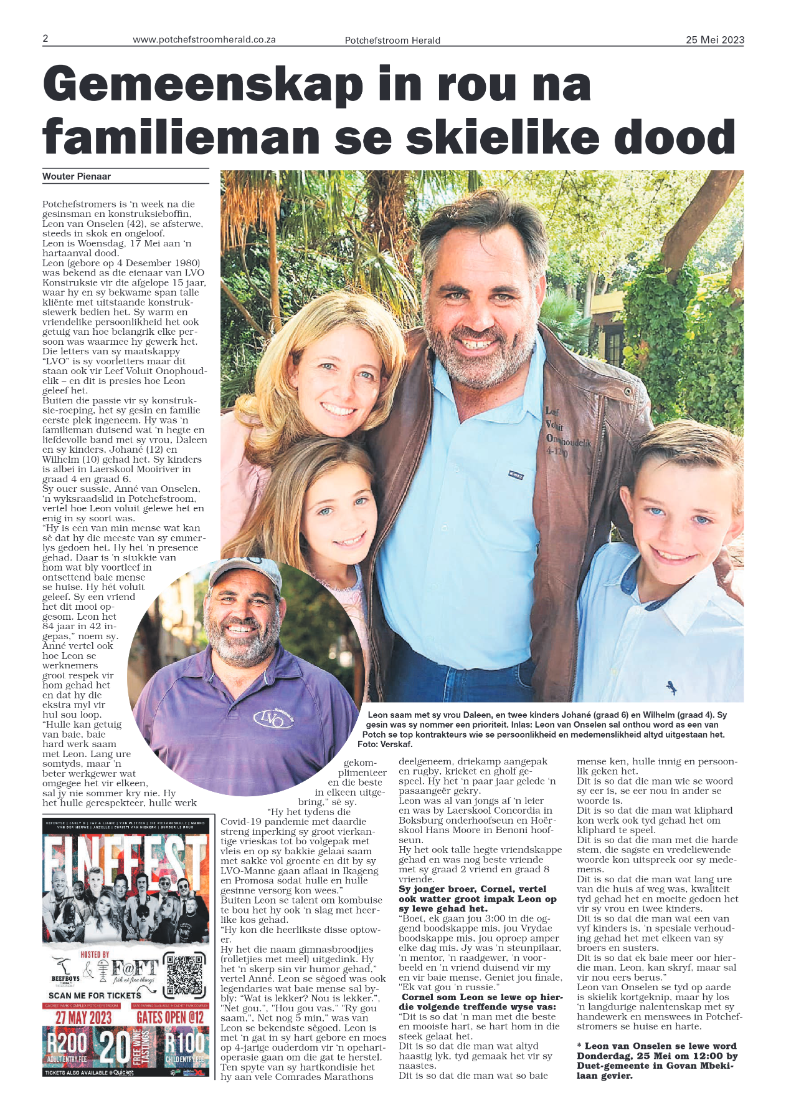 Potchefstroom Herald page 2