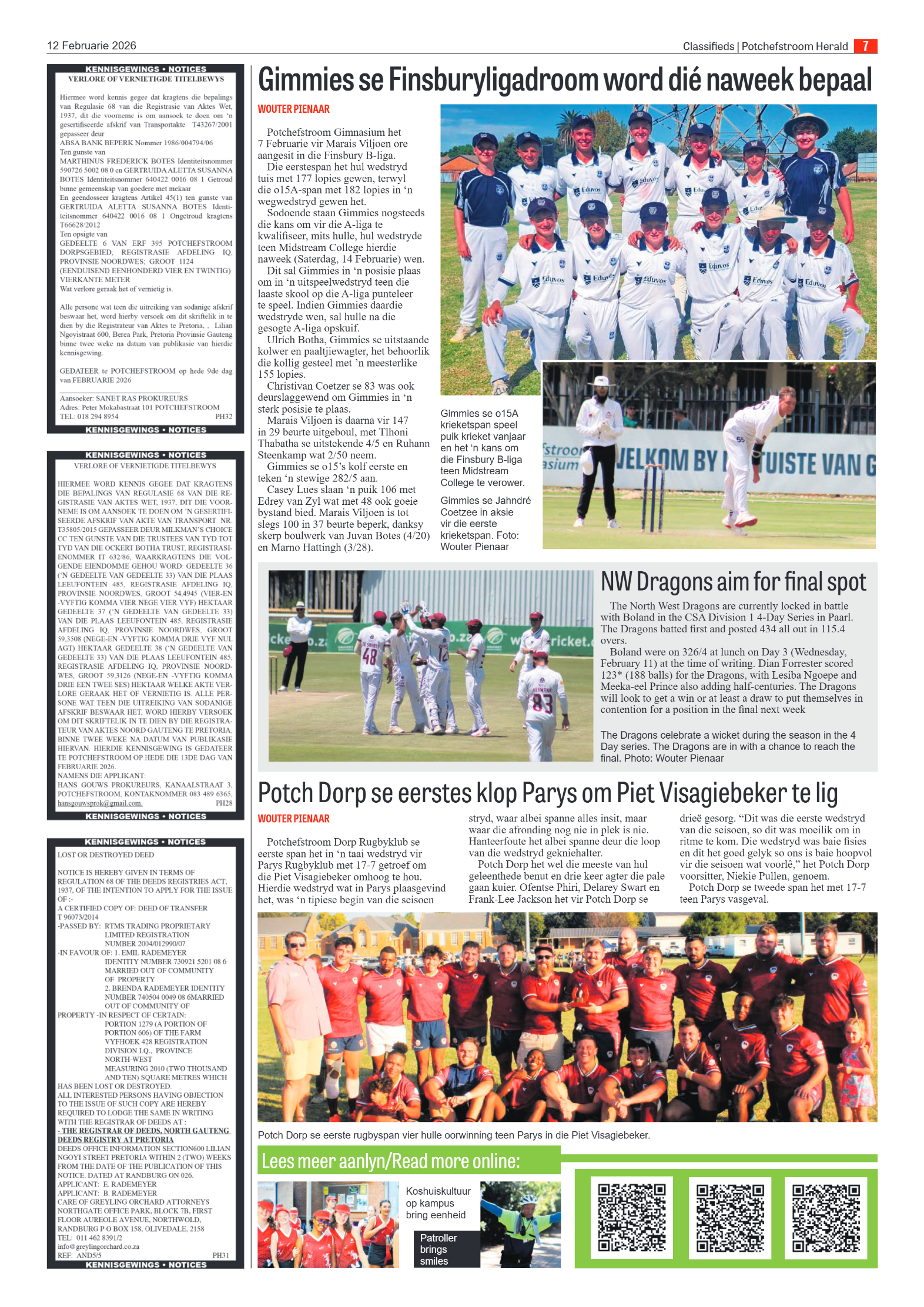 Potchefstroom Herald: 12 Februarie page 7