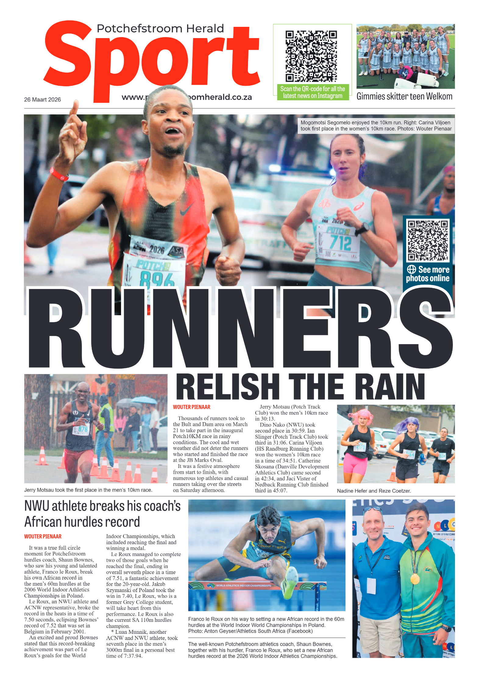 Potchefstroom Herald: 26 Maart 2026 page 12