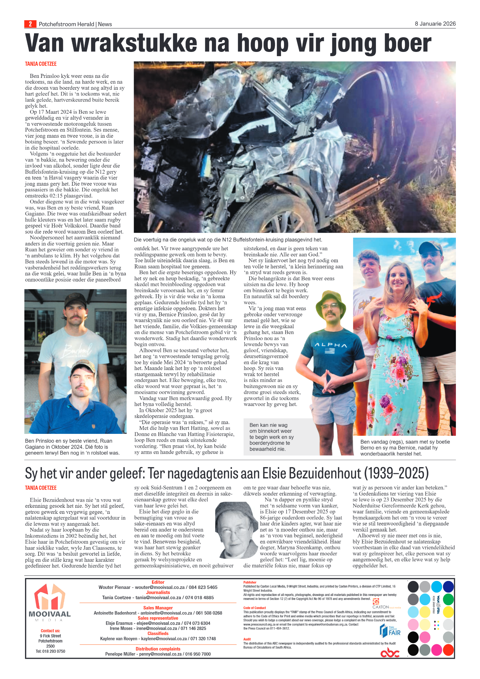 Potchefstroom Herald 8 January 2026 page 2