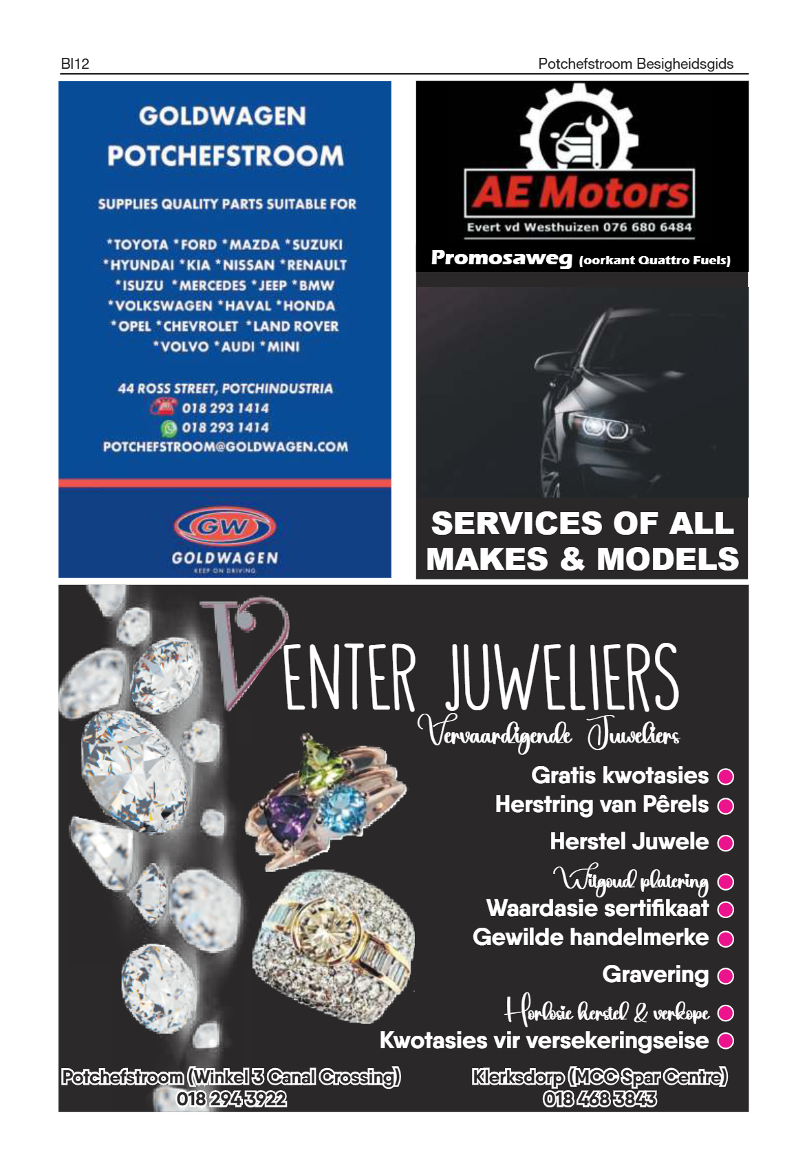 Potchefstroom Besigheidgids 2025 page 12