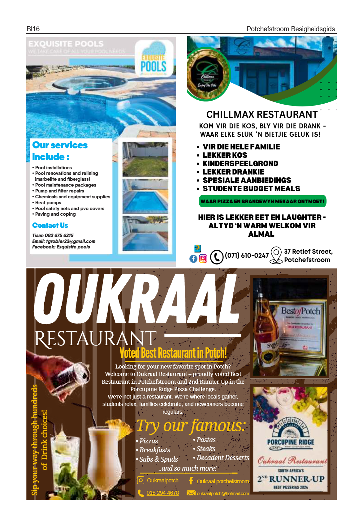 Potchefstroom Besigheidgids 2025 page 16