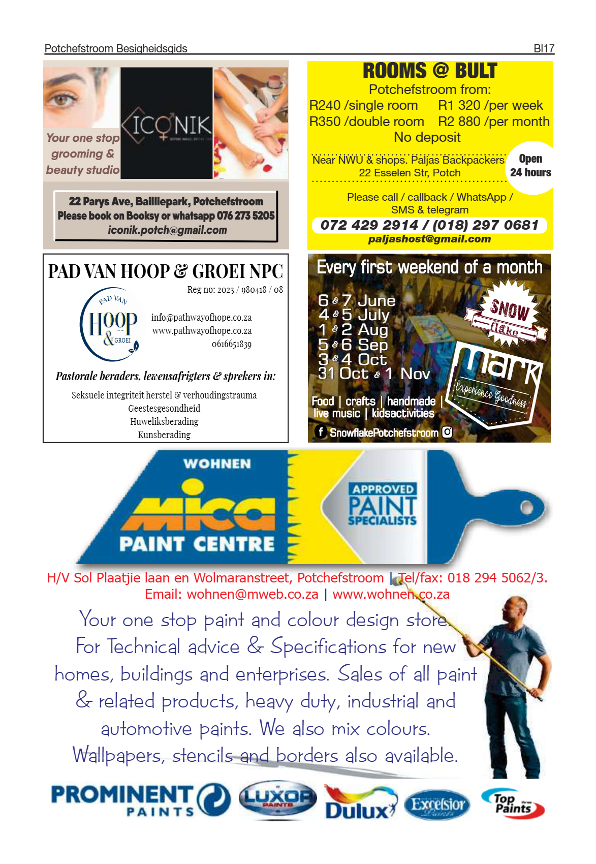 Potchefstroom Besigheidgids 2025 page 17