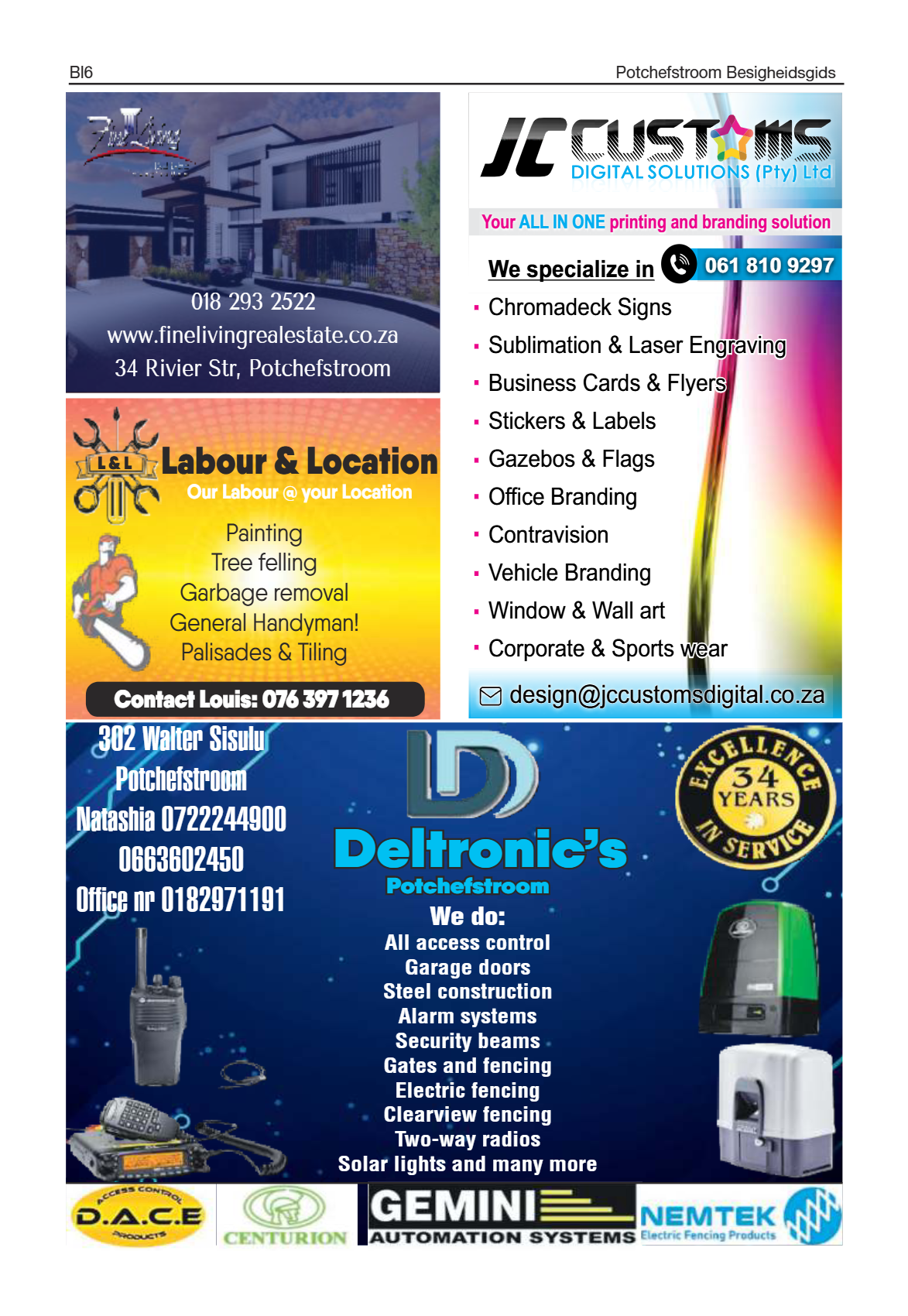 Potchefstroom Besigheidgids 2025 page 6