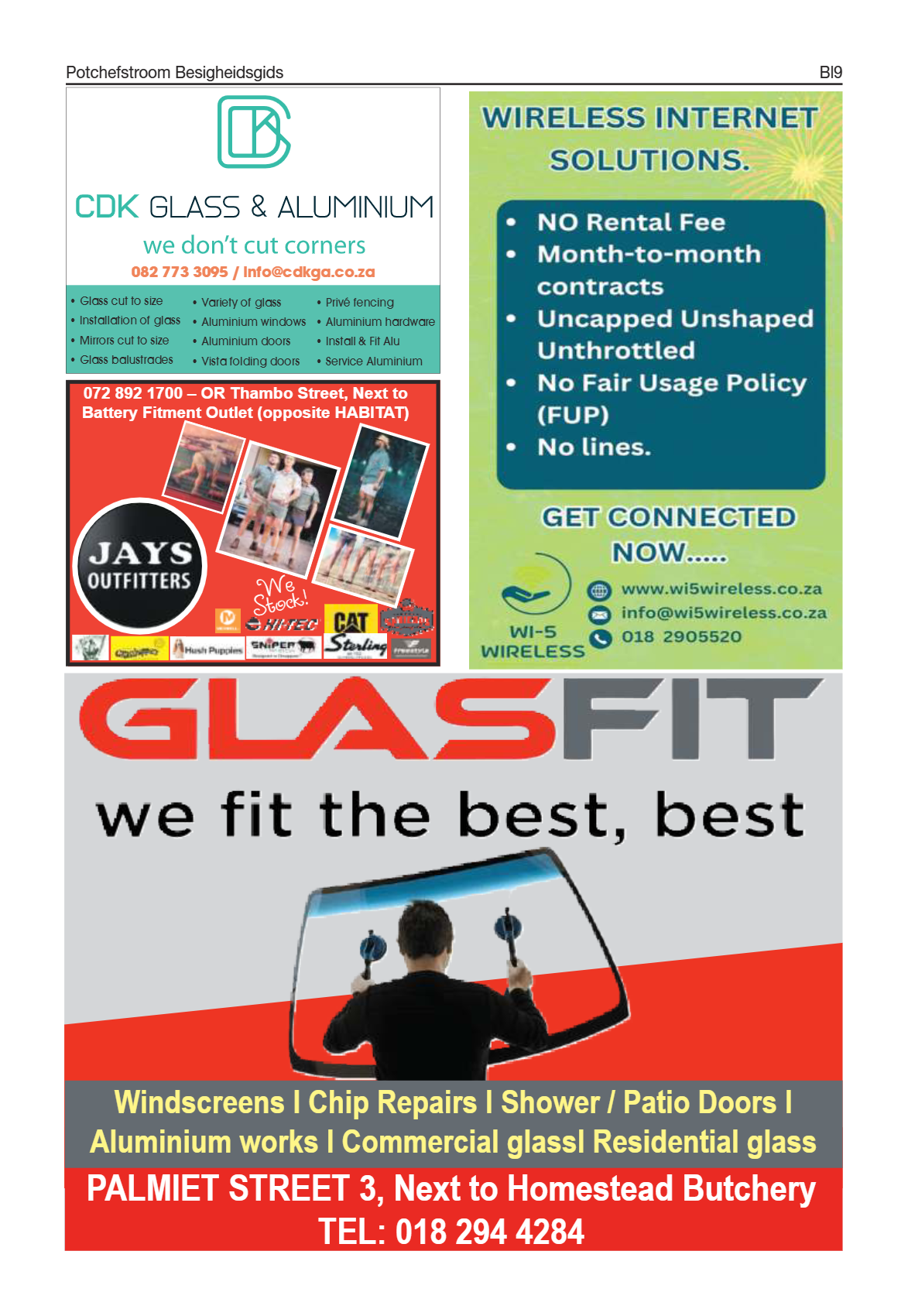 Potchefstroom Besigheidgids 2025 page 9