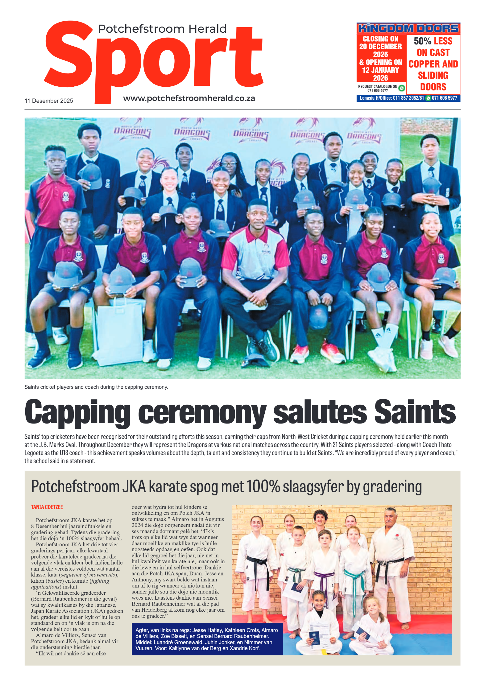 Potchefstroom Herald 11 Desember 2025 page 8