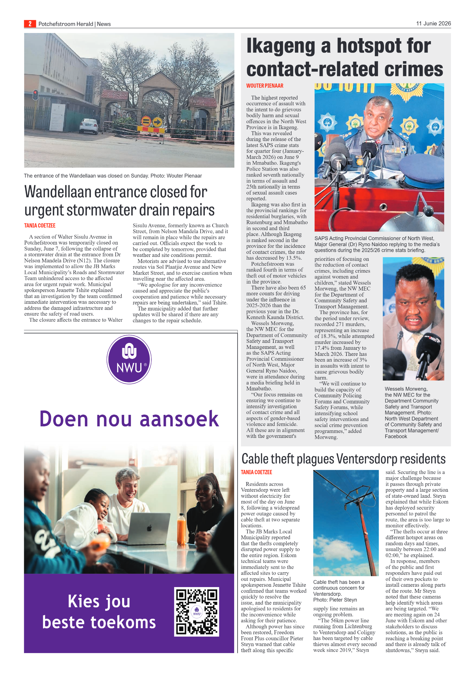 Potchefstroom Herald: 11 Junie 2026 page 2
