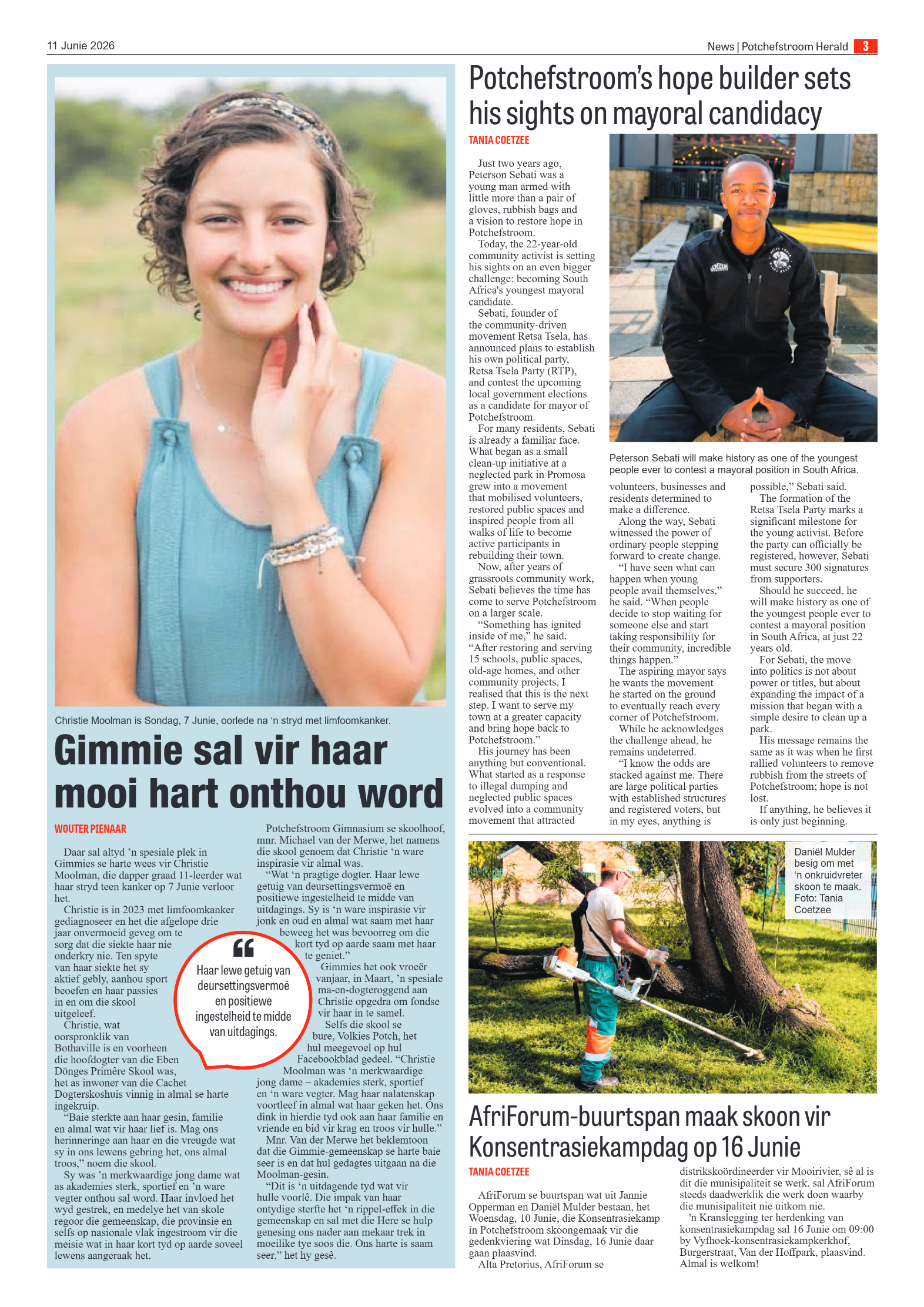 Potchefstroom Herald: 11 Junie 2026 page 3