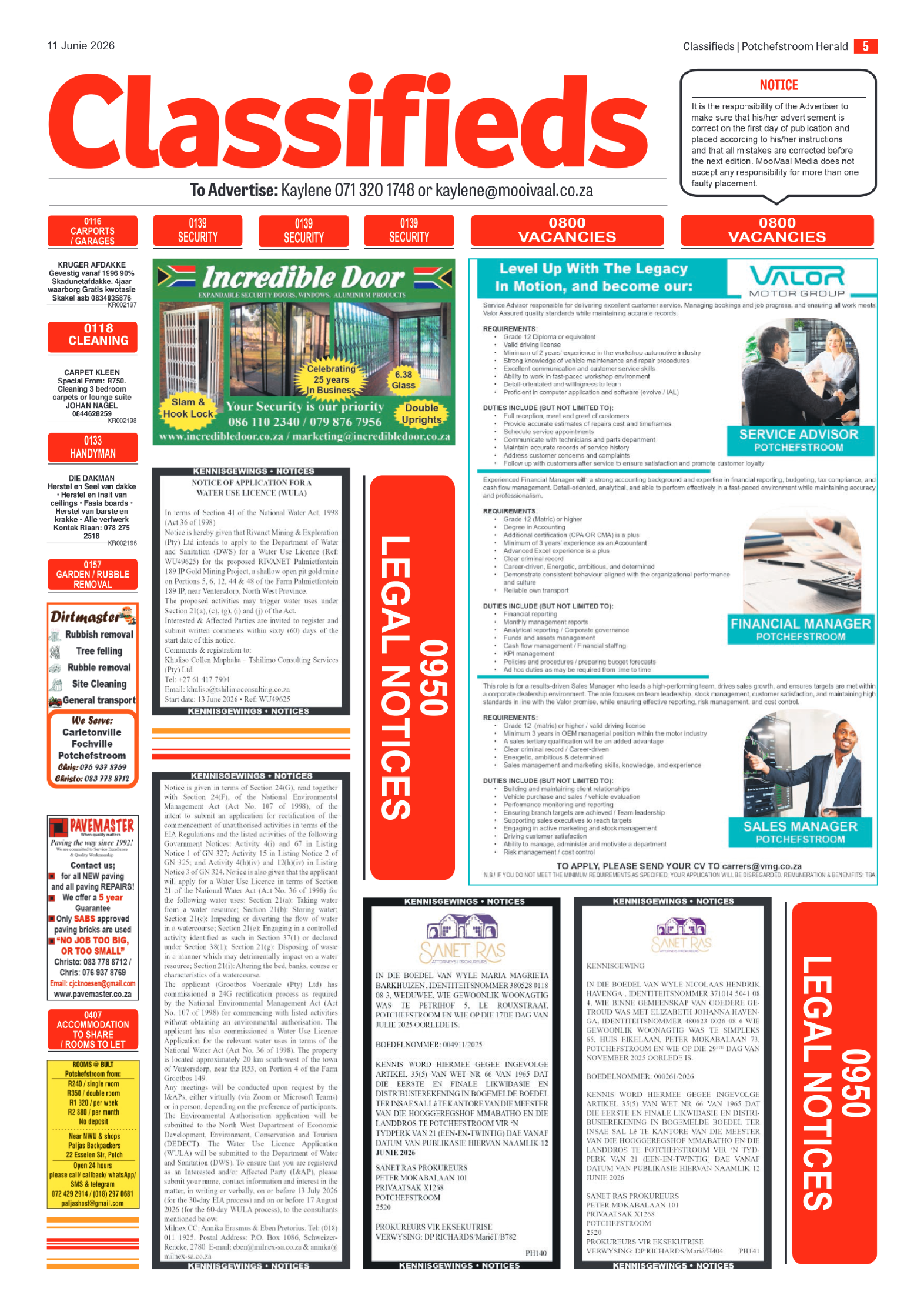 Potchefstroom Herald: 11 Junie 2026 page 5