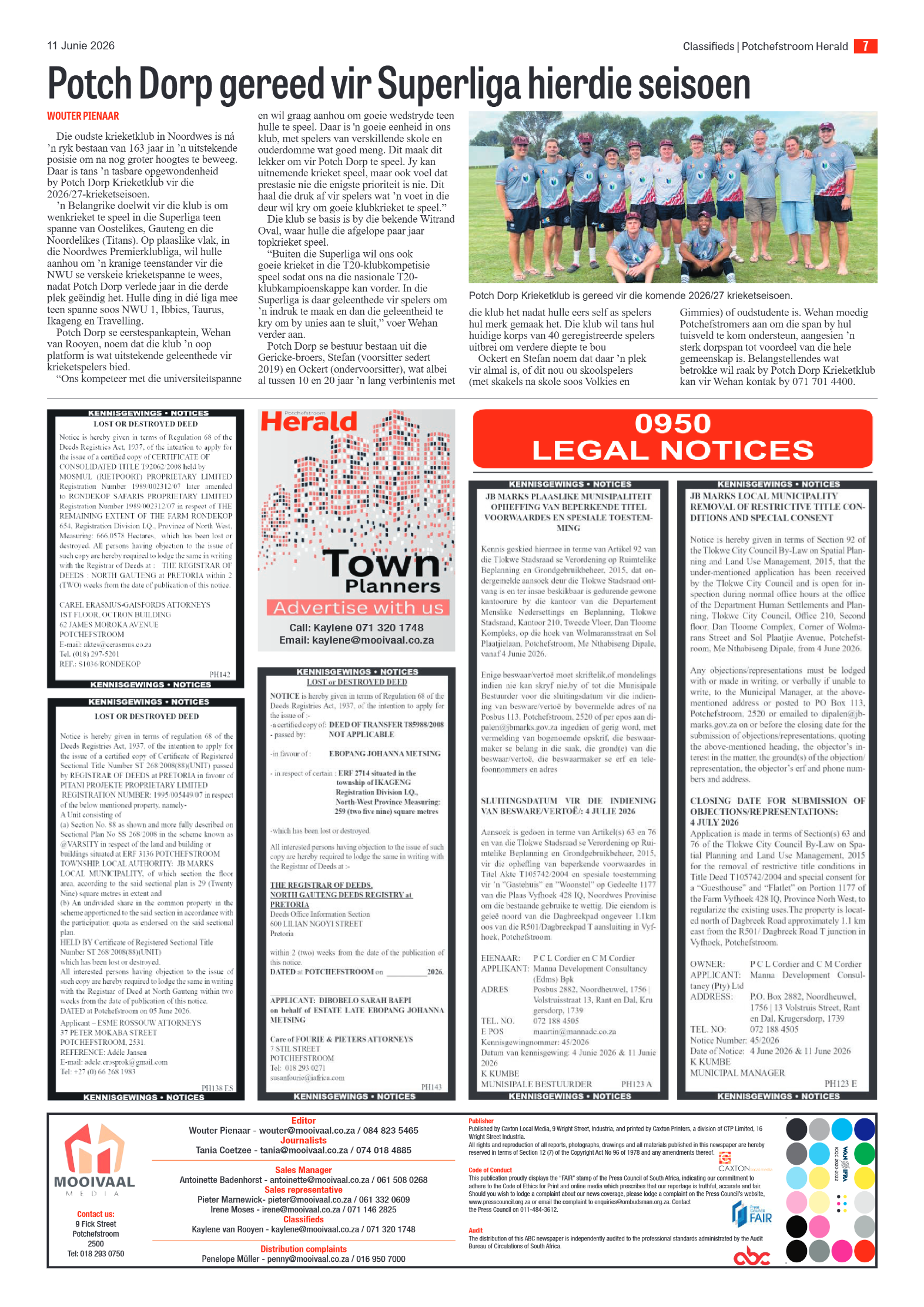 Potchefstroom Herald: 11 Junie 2026 page 7