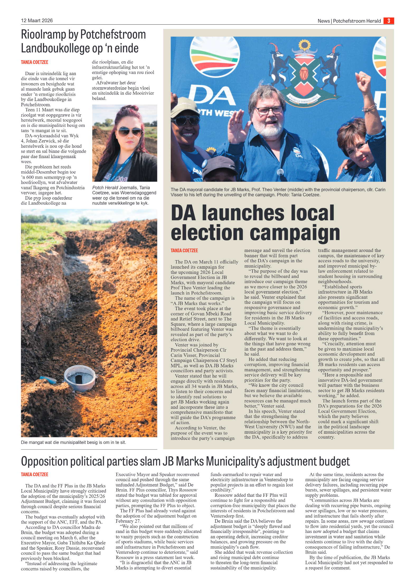 Potchefstroom Herald: 12 Maart 2026 page 3