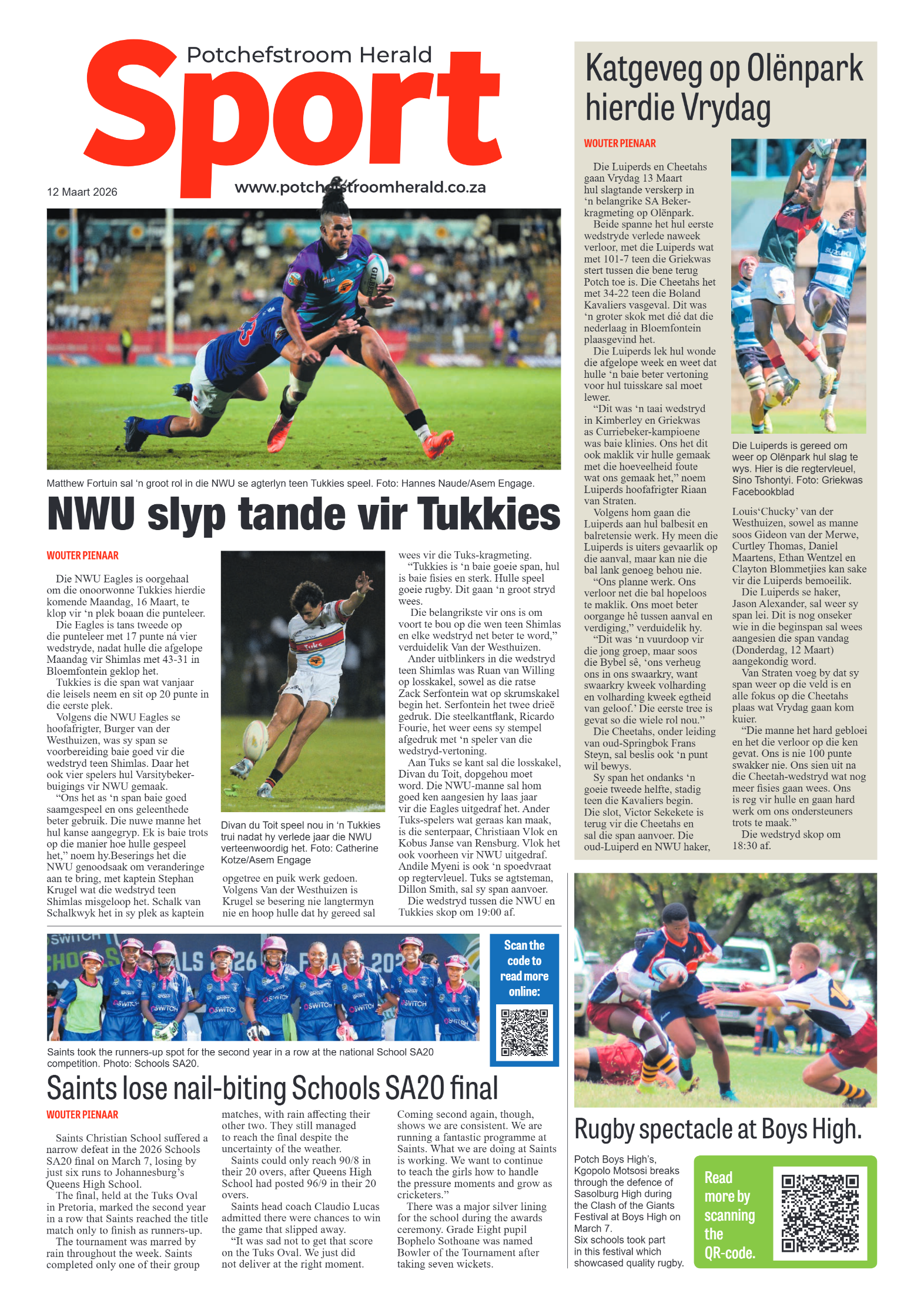 Potchefstroom Herald: 12 Maart 2026 page 8