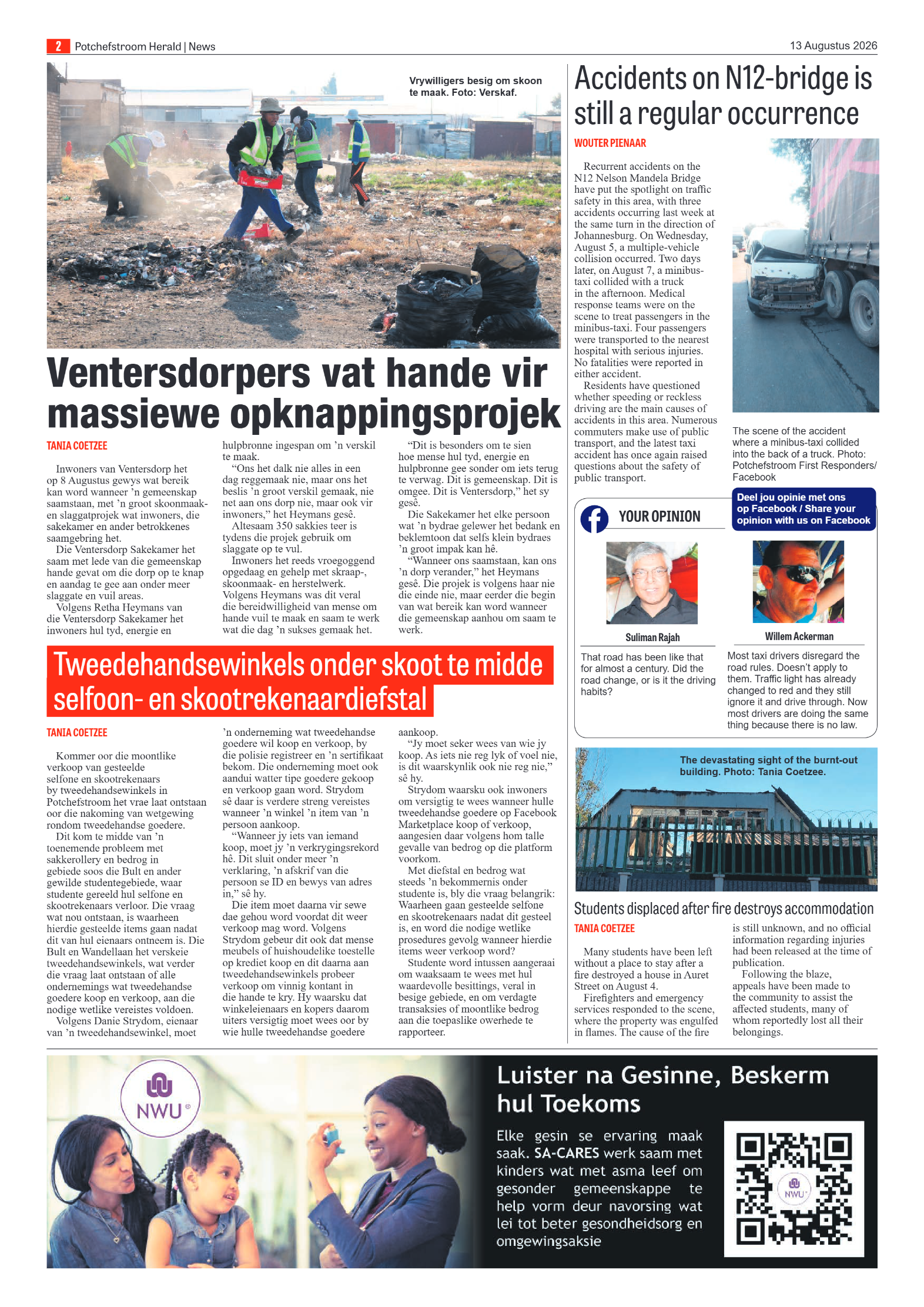Potchefstroom Herald: 13 Augustus 2026 page 2
