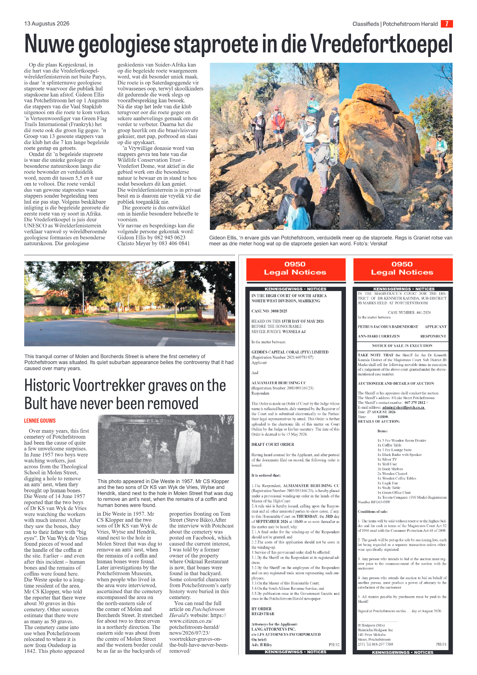 Potchefstroom Herald: 13 Augustus 2026 page 7