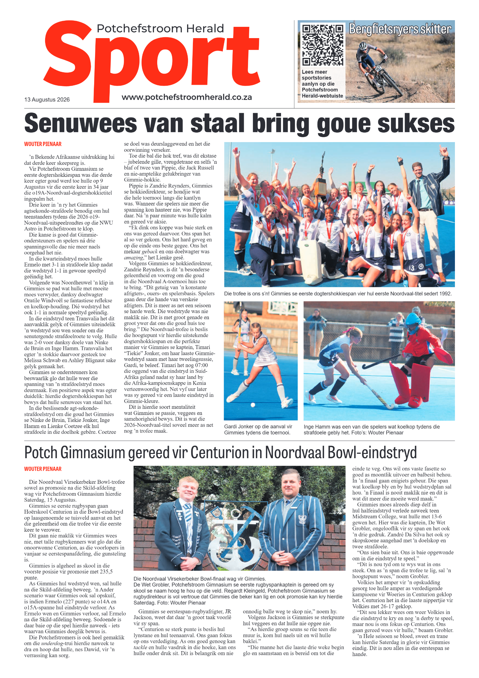Potchefstroom Herald: 13 Augustus 2026 page 8