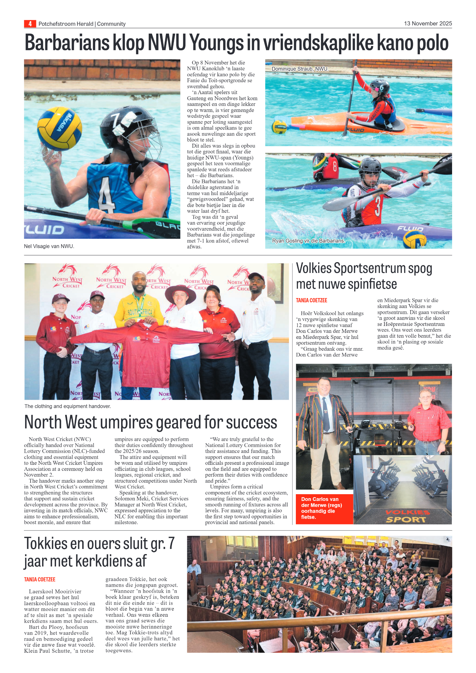 Potchefstroom Herald 13 November 2025 page 4
