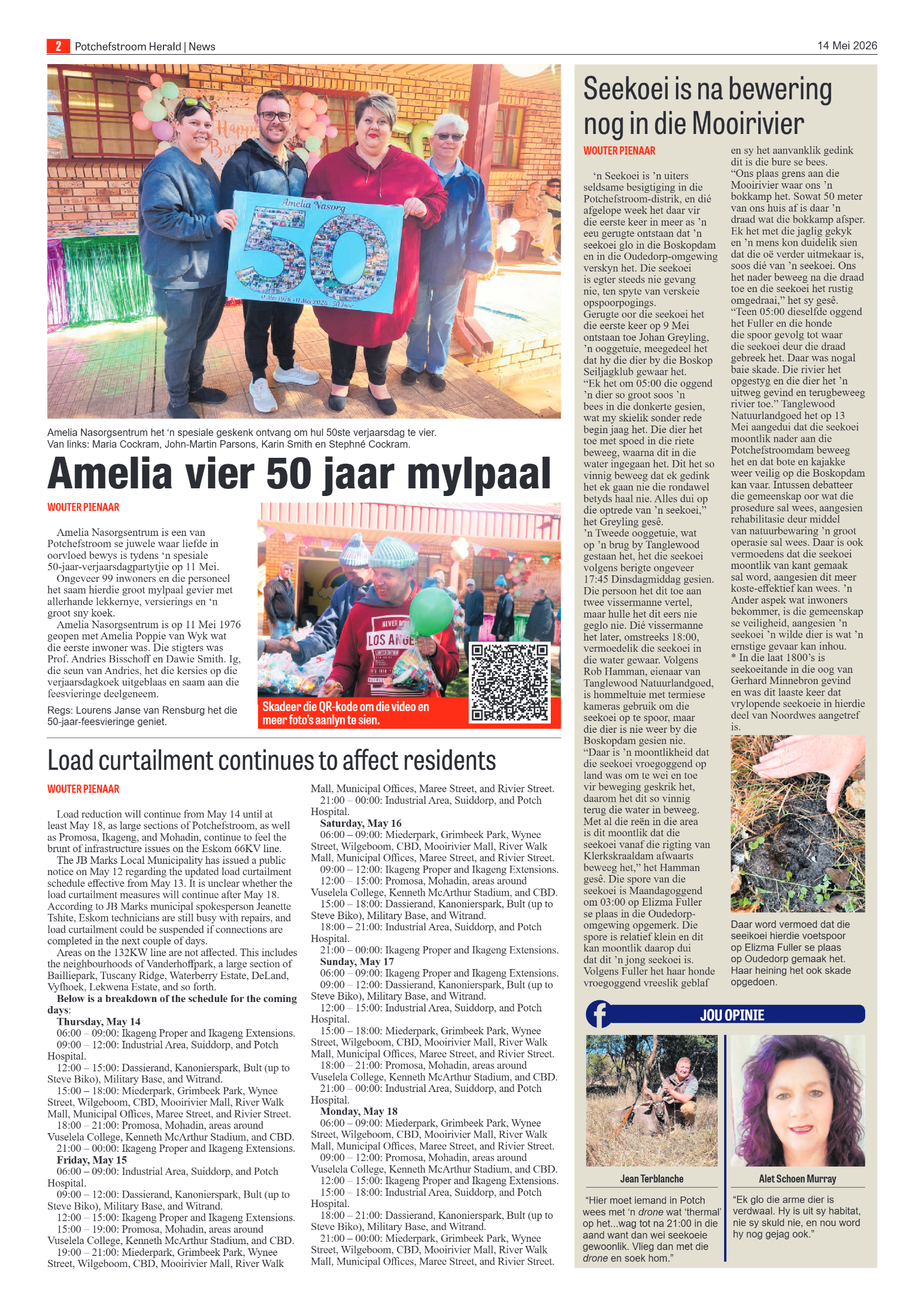 Potchefstroom Herald: 14 May 2026 page 2