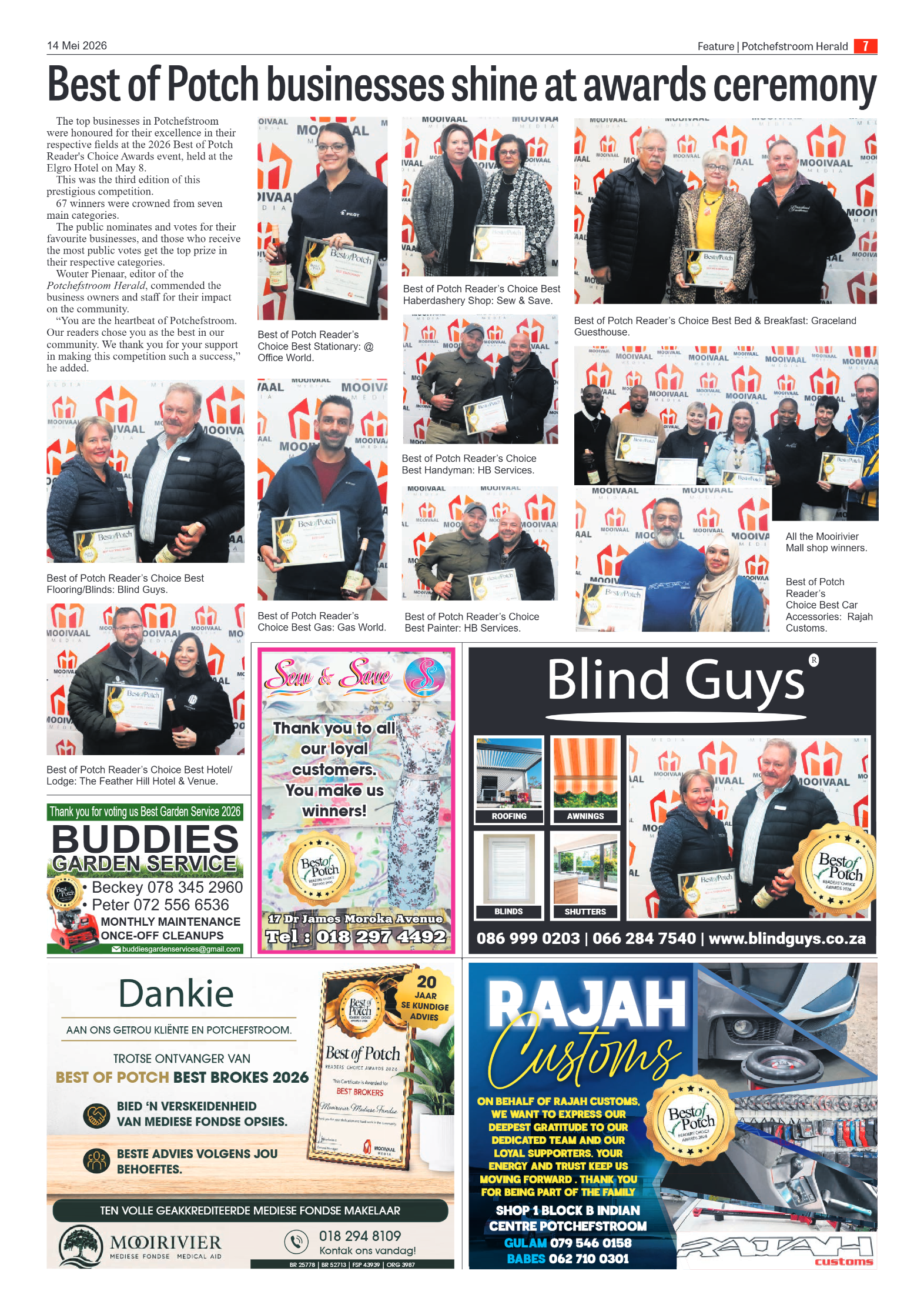 Potchefstroom Herald: 14 May 2026 page 7