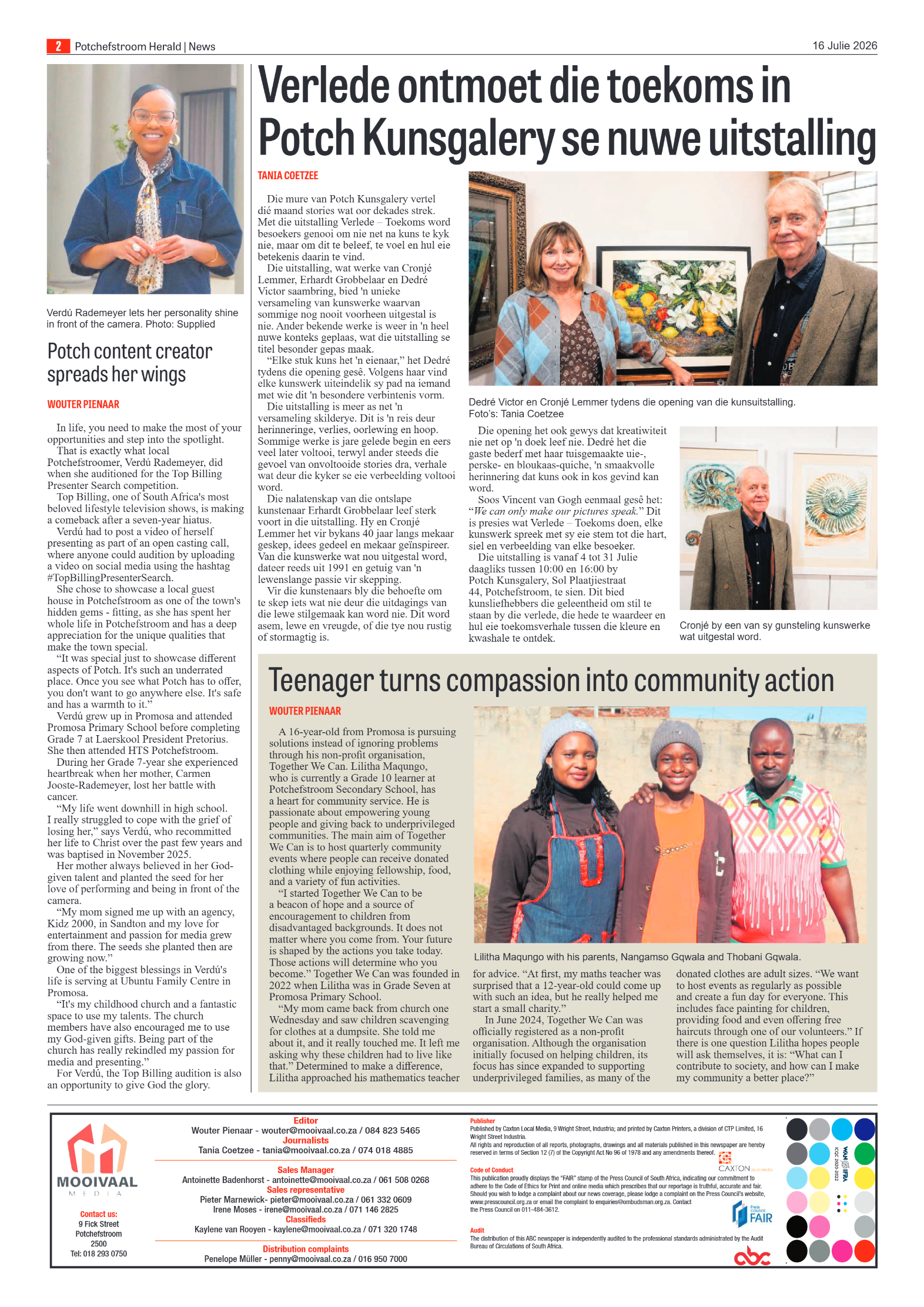 Potchefstroom Herald: 16 Julie 2026 page 2