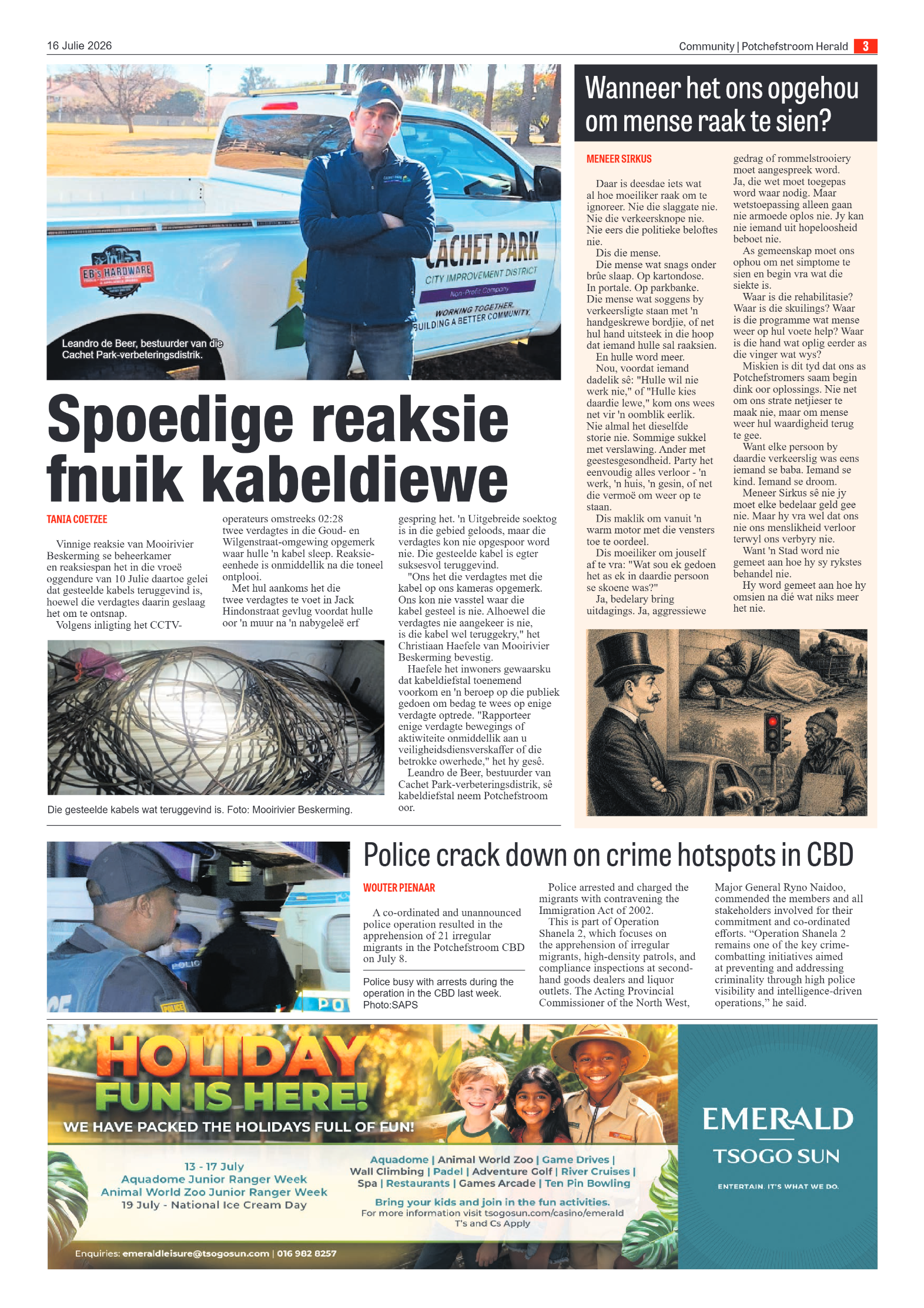 Potchefstroom Herald: 16 Julie 2026 page 3