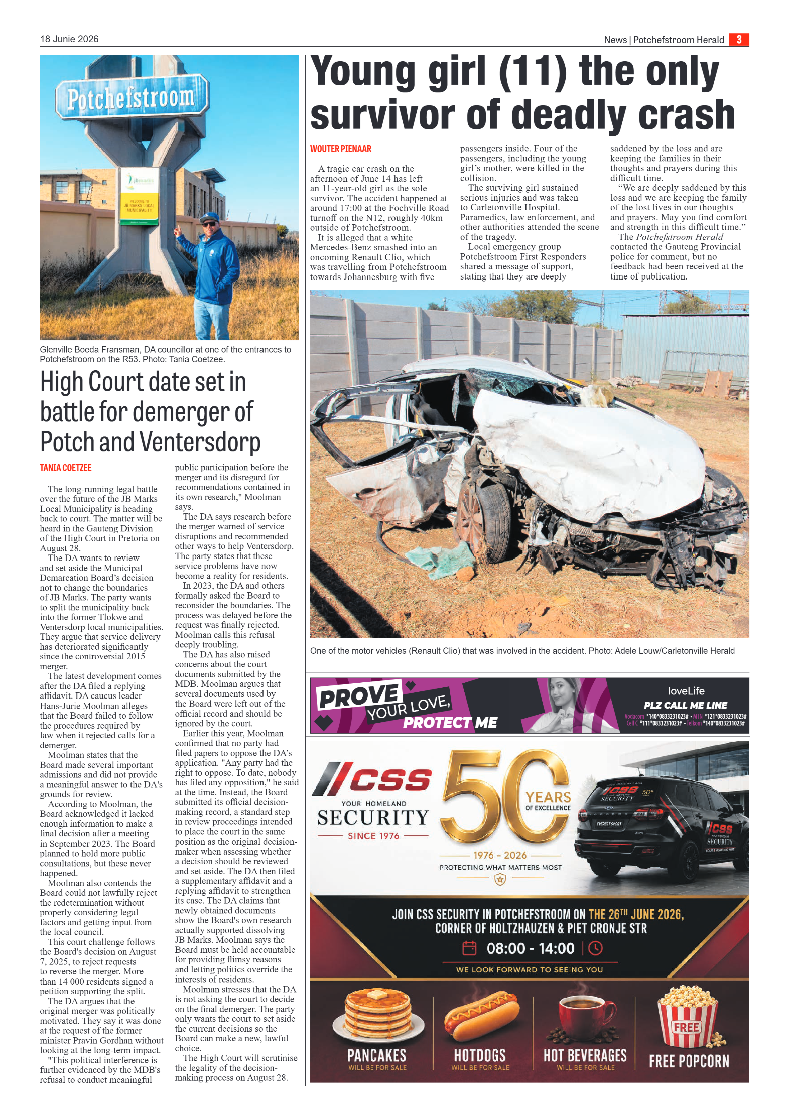 Potchefstroom Herald: 18 Junie 2026 page 3