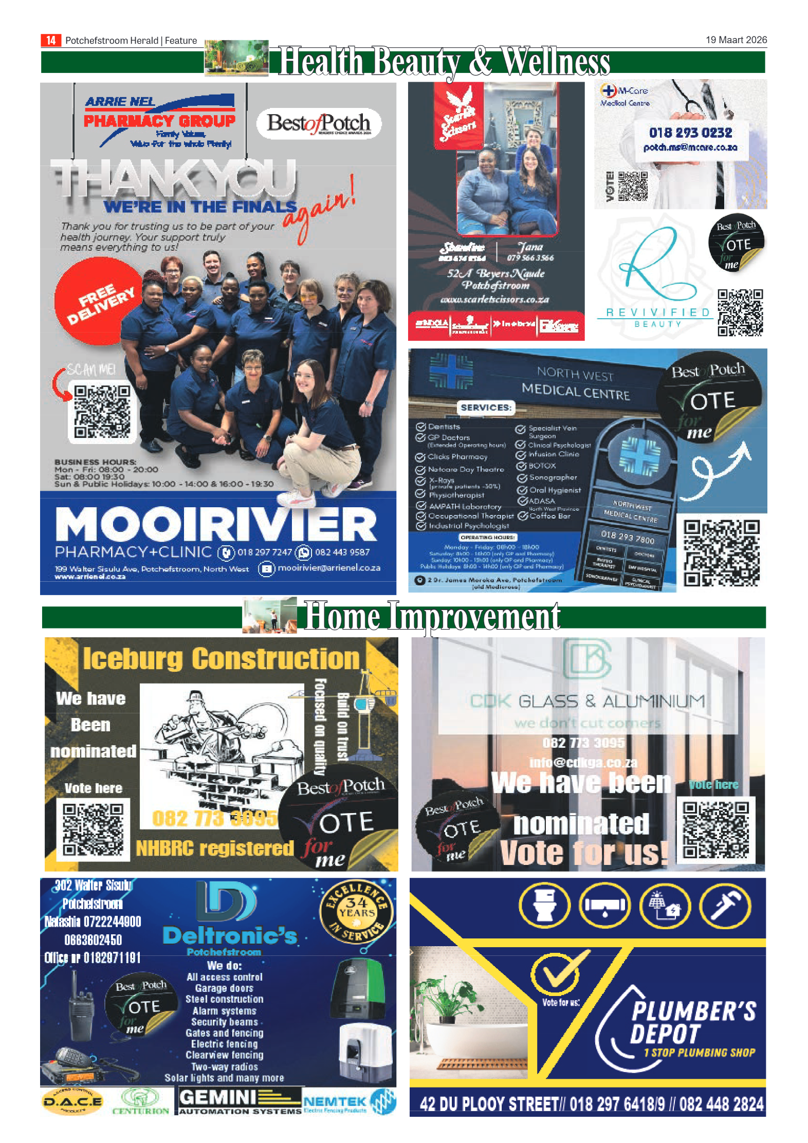 Potchefstroom Herald: 19 Maart 2026 page 14