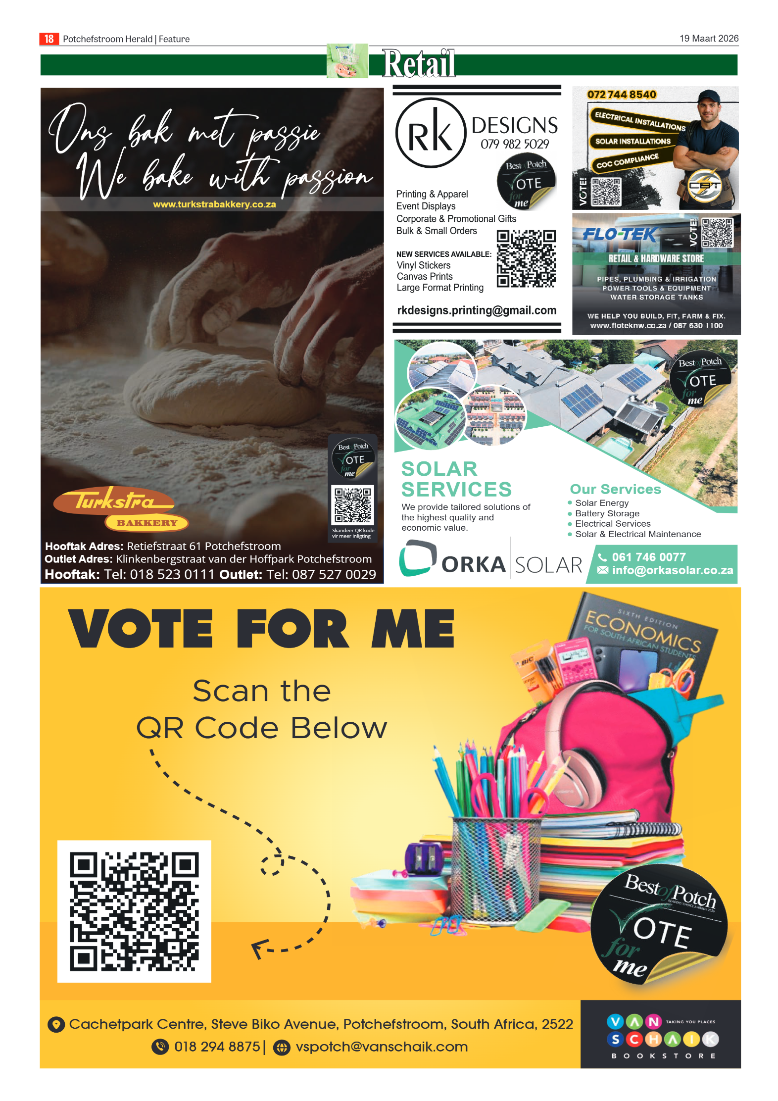 Potchefstroom Herald: 19 Maart 2026 page 18