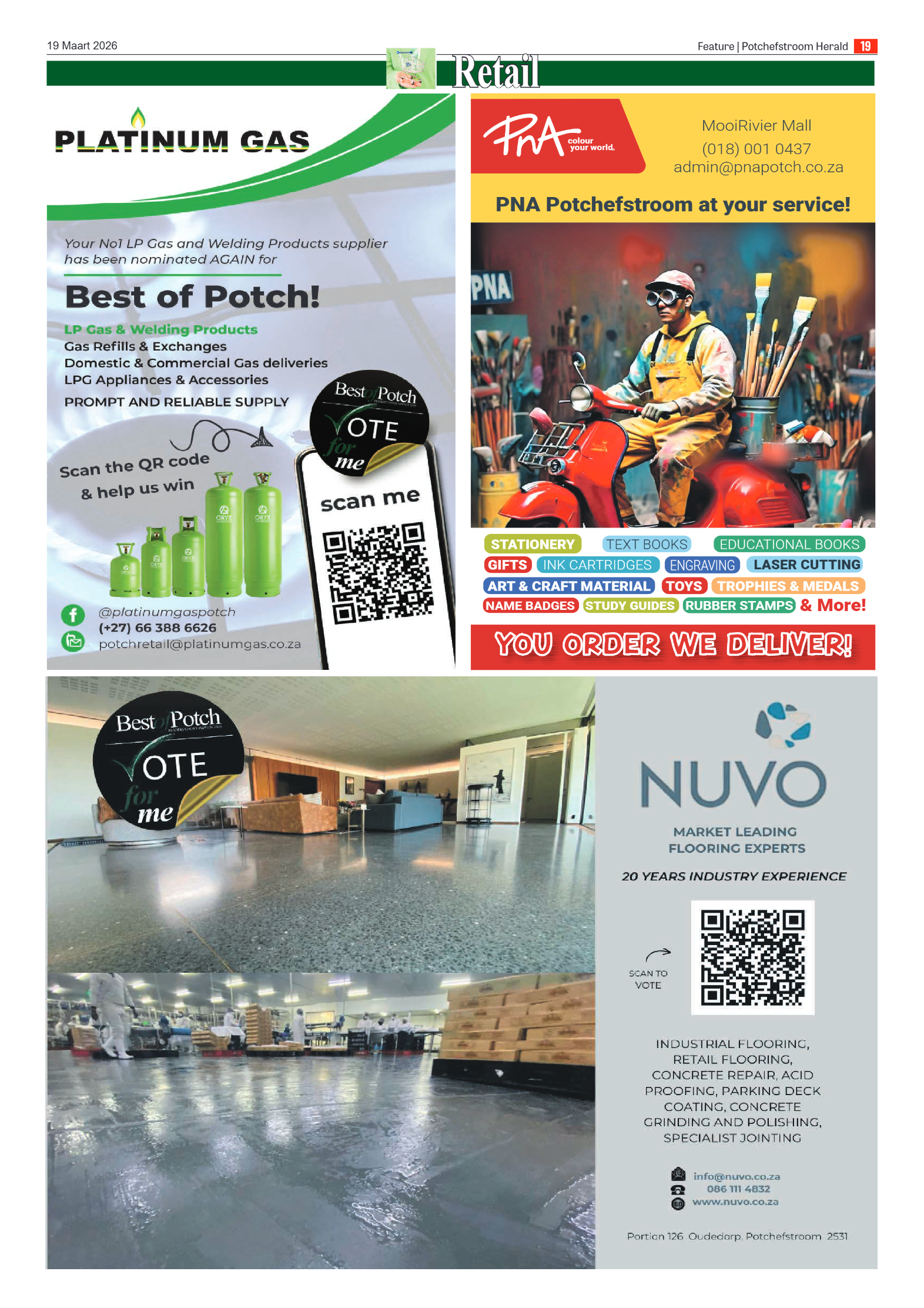 Potchefstroom Herald: 19 Maart 2026 page 19