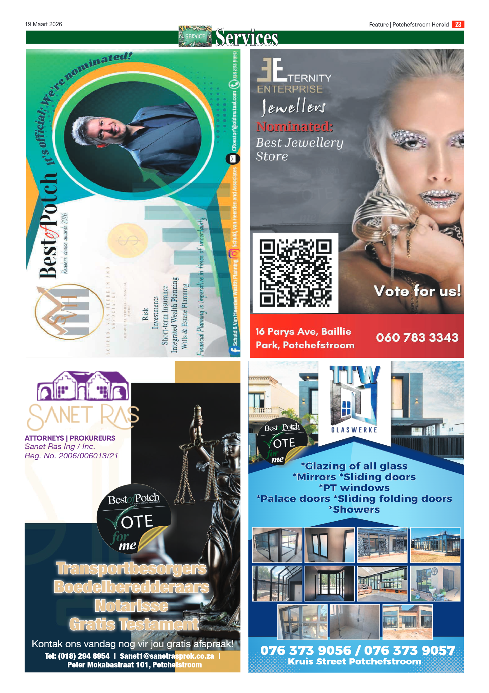 Potchefstroom Herald: 19 Maart 2026 page 23