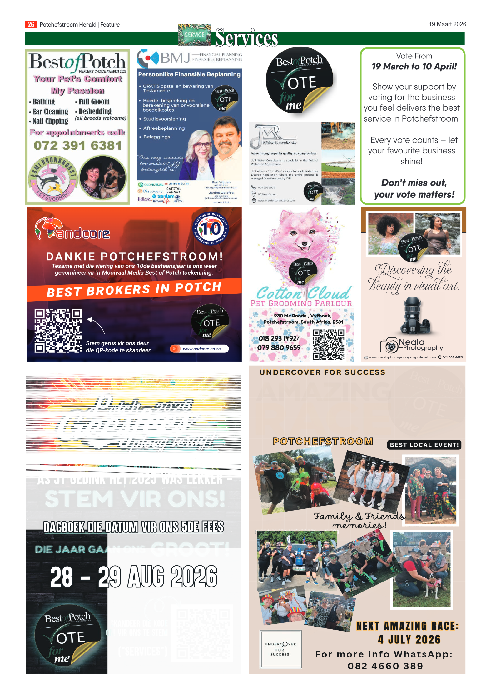 Potchefstroom Herald: 19 Maart 2026 page 26