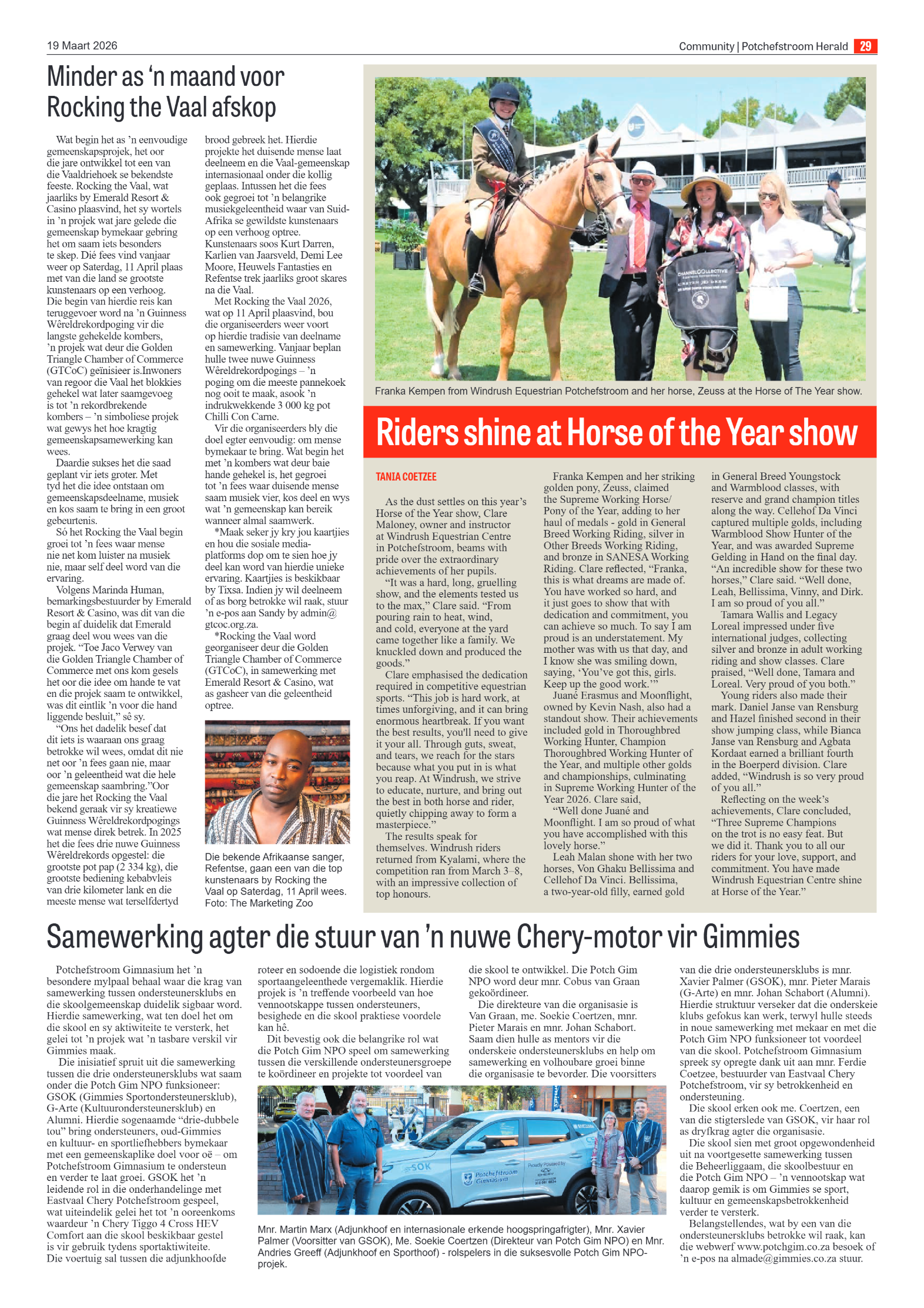 Potchefstroom Herald: 19 Maart 2026 page 29