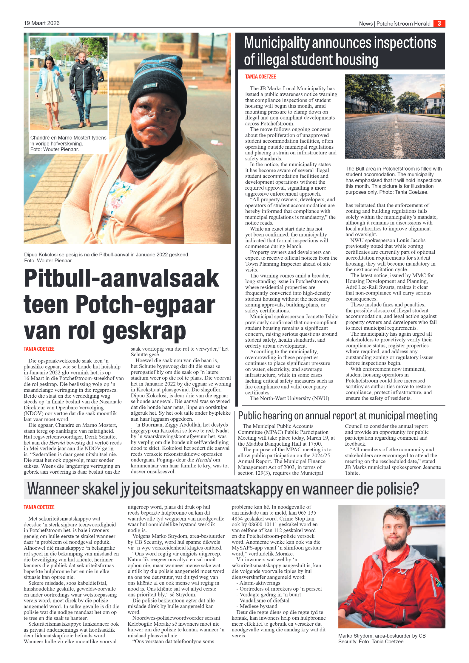 Potchefstroom Herald: 19 Maart 2026 page 3