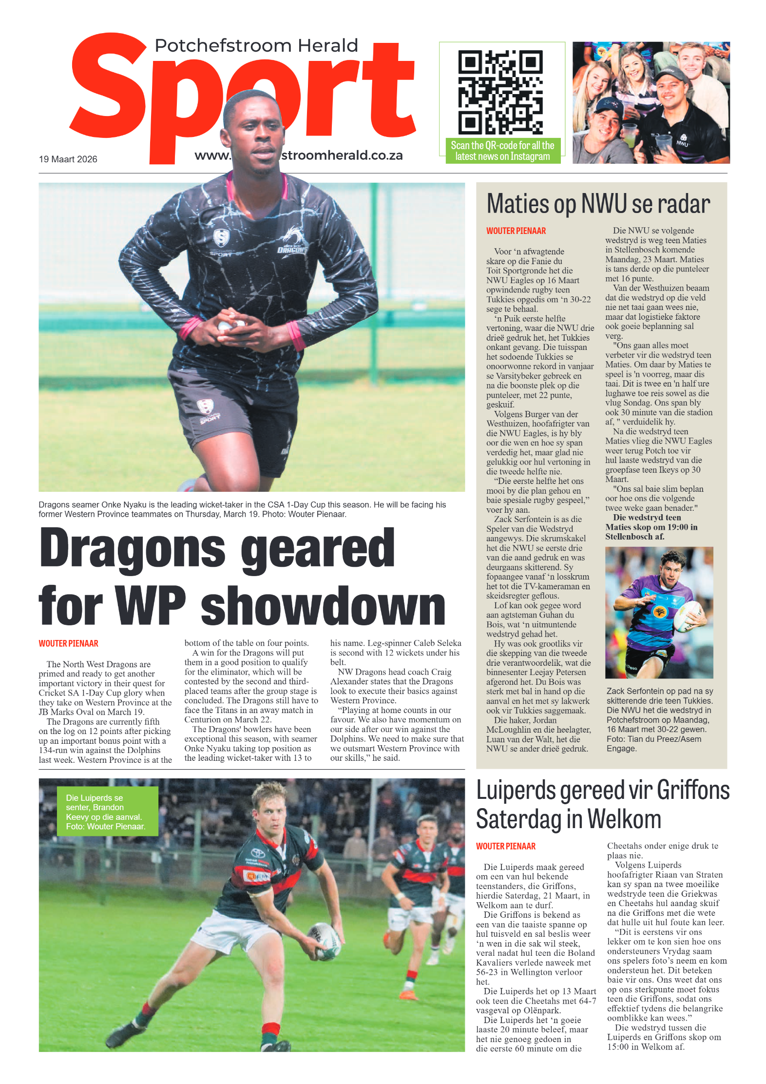 Potchefstroom Herald: 19 Maart 2026 page 32