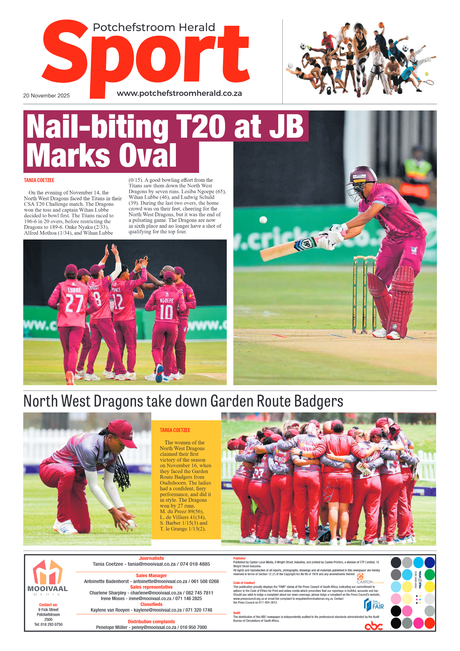 Potchefstroom Herald 20 November 2025 page 8